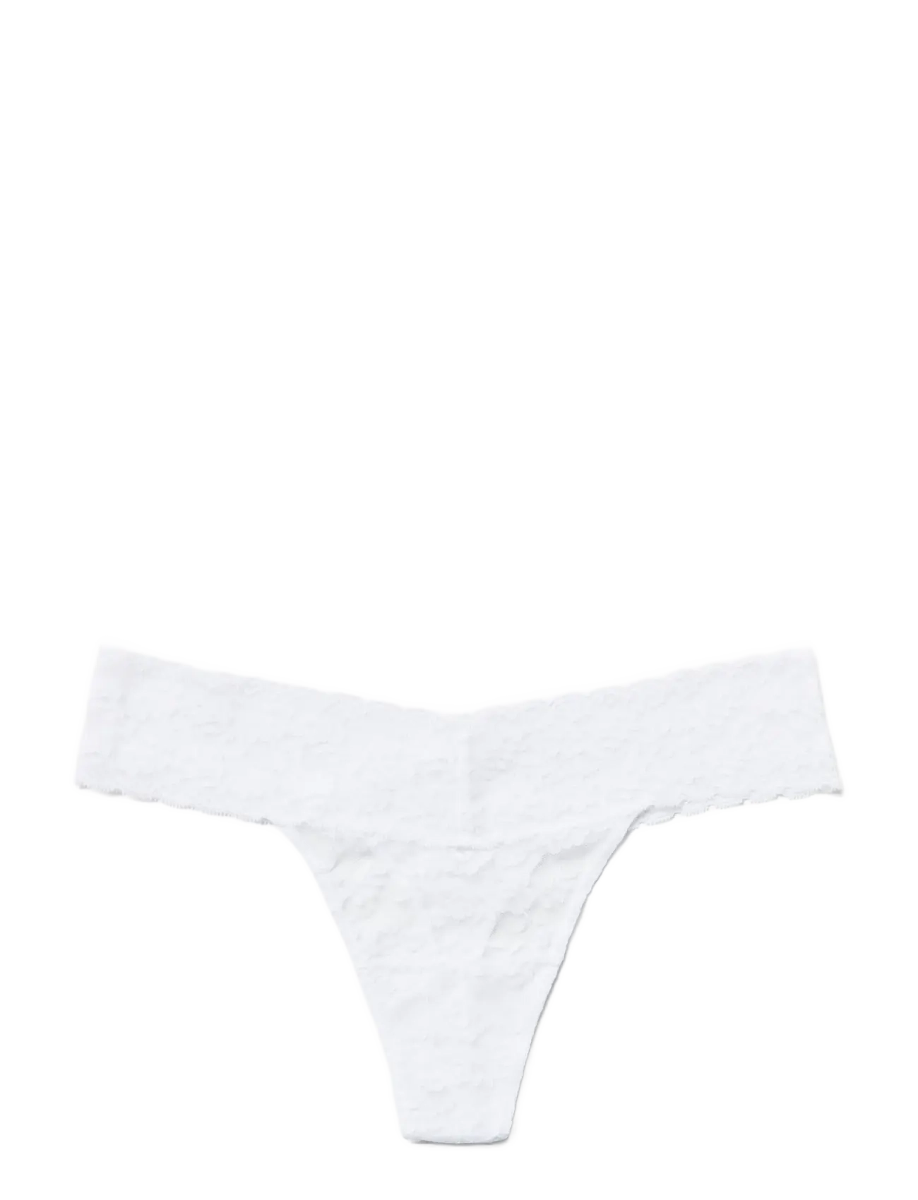 Lindex Thong low waist - Panties - WHITE / white
