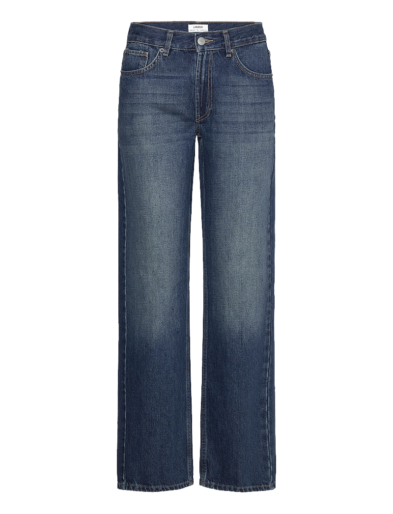 Lindex - Trouser denim Sia dk blue - straight jeans - dark denim - 1