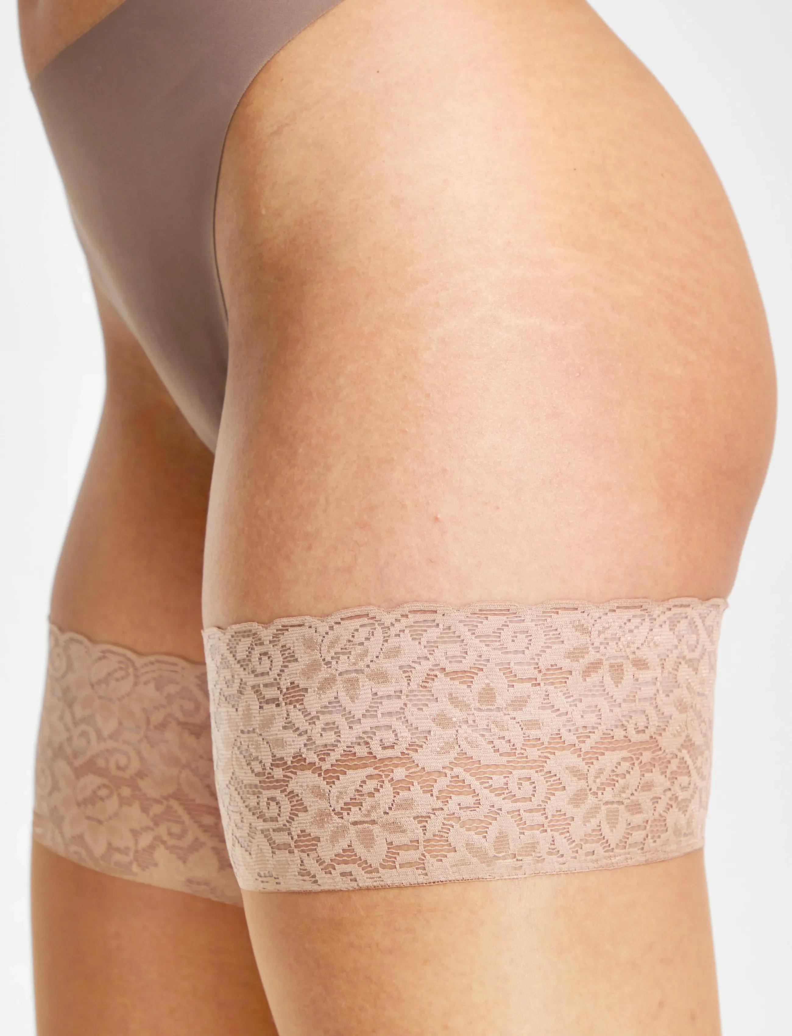 Lindex - Stay ups 15 denier - fashion trends - beige - 3