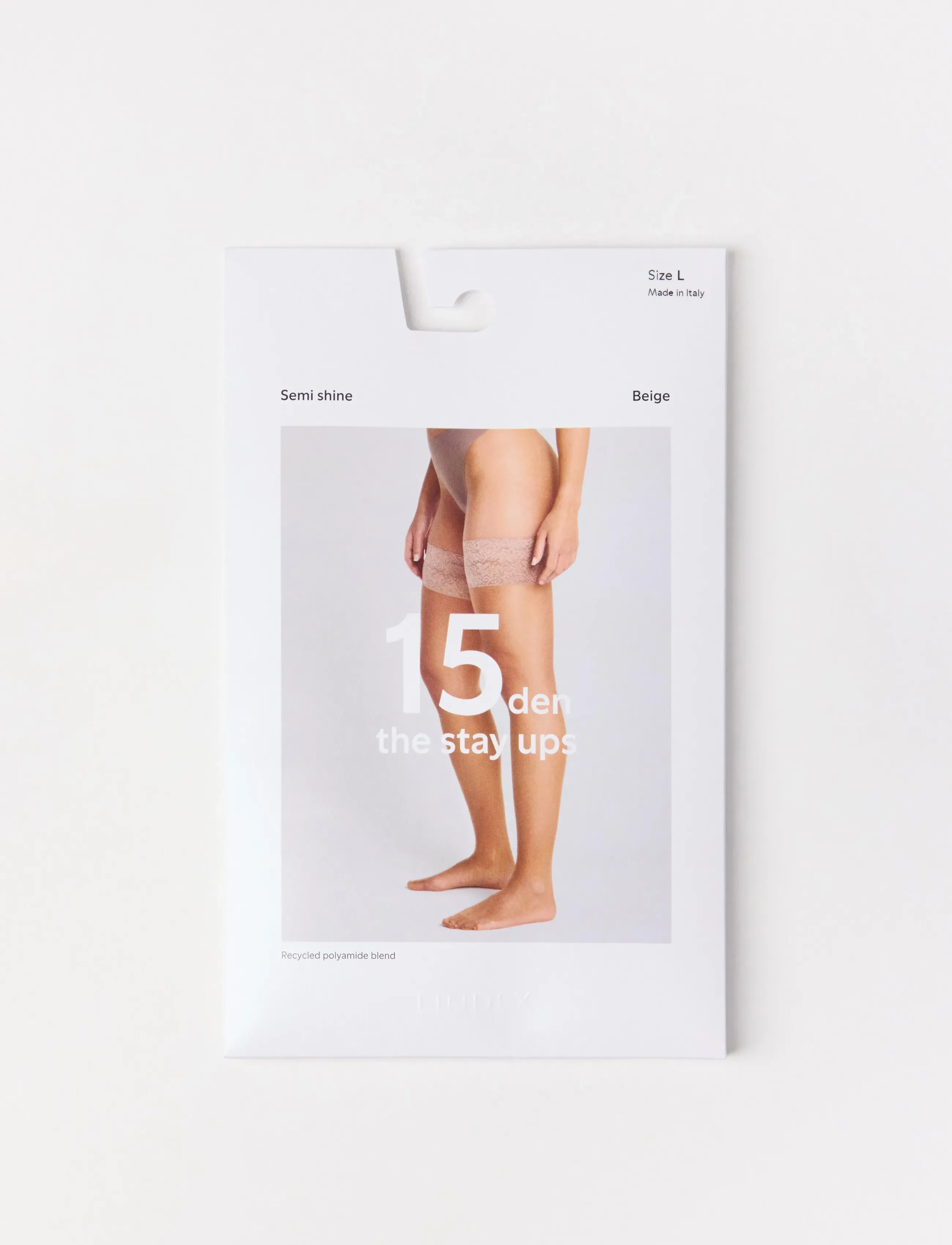 Lindex Stay ups 15 denier - Pasiūlymai - BEIGE / beige