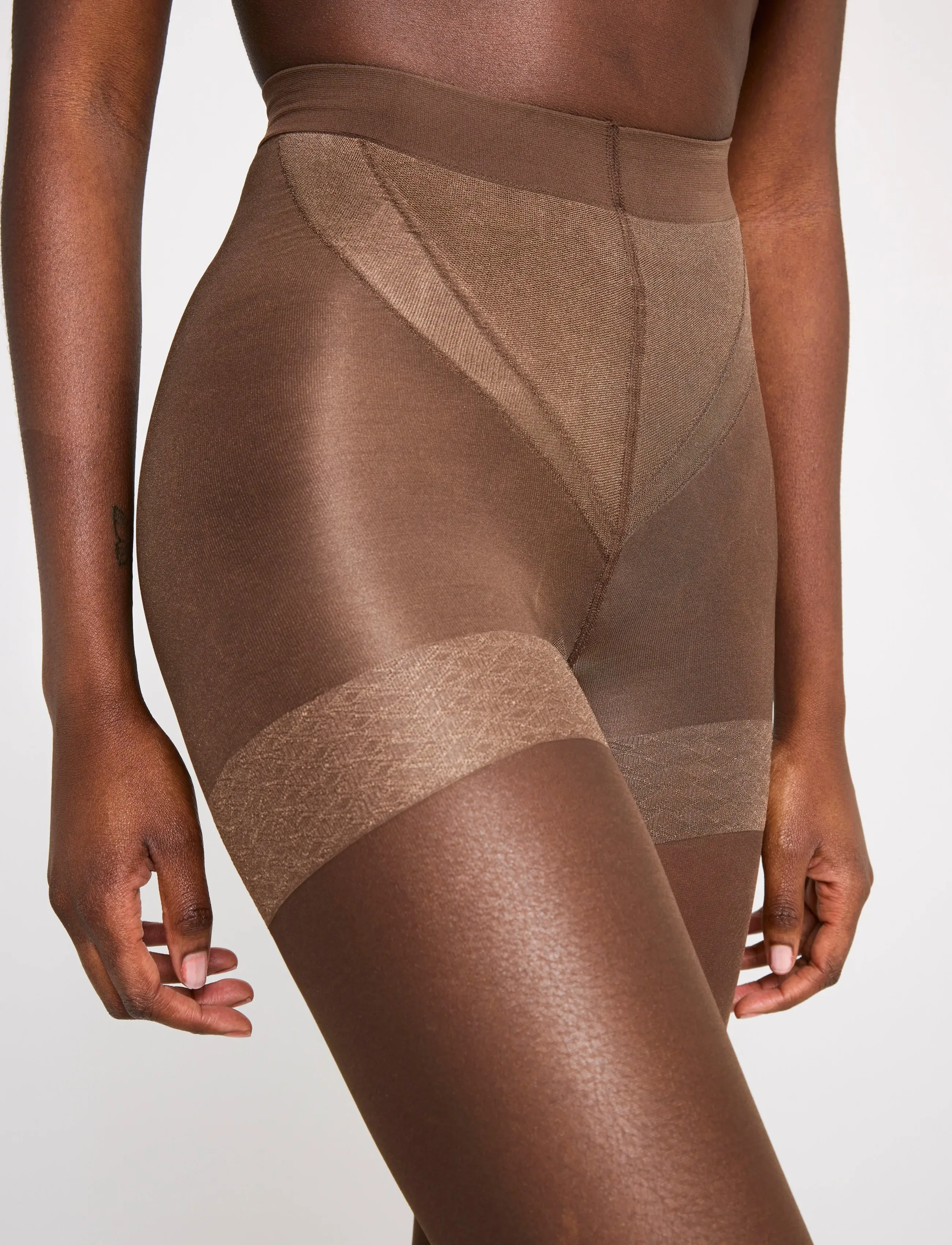 Lindex Tights 40 den The firm control - Sukkpüksid - BROWN / brown