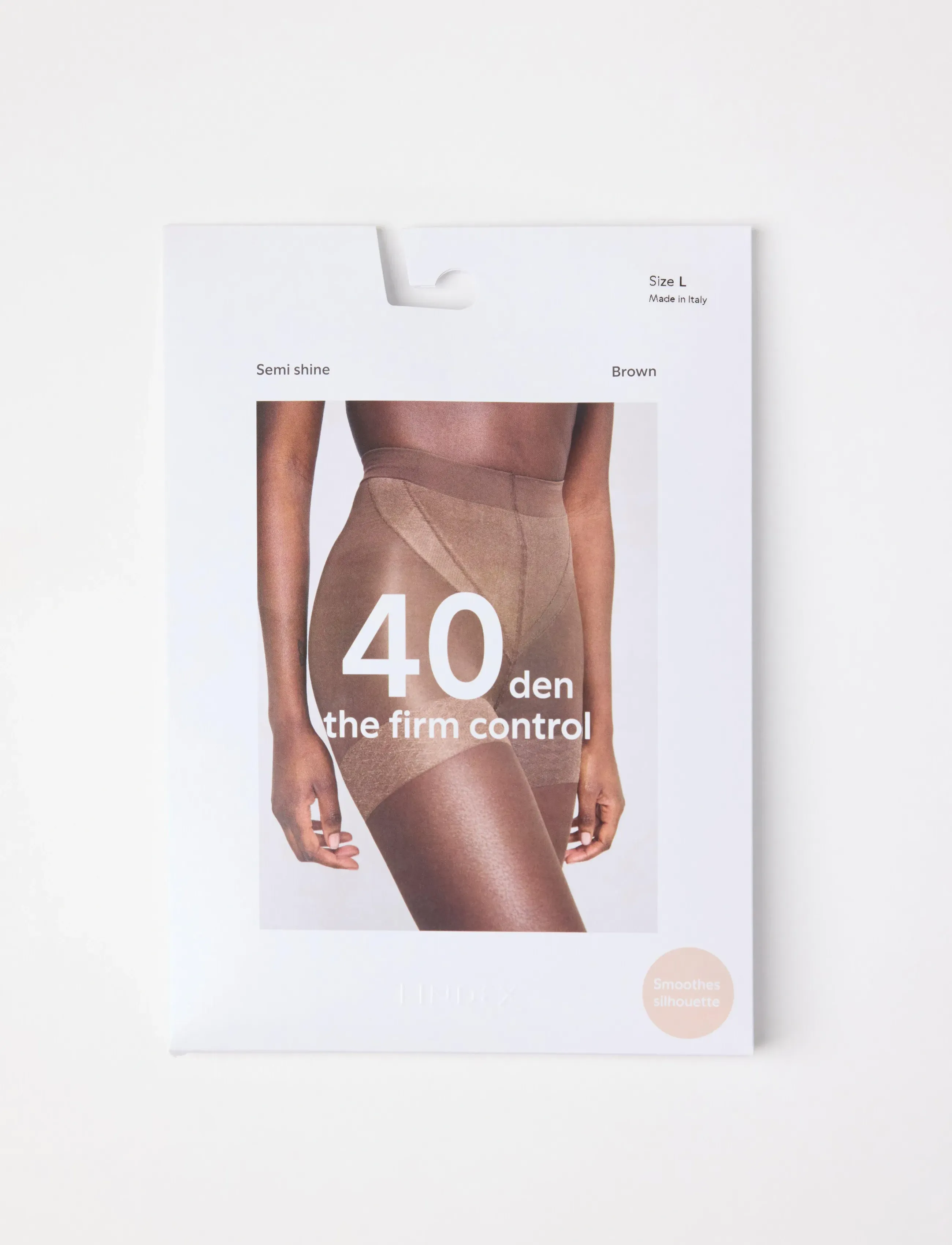 Lindex Tights 40 den The firm control - Strumpbyxor - BROWN / brown