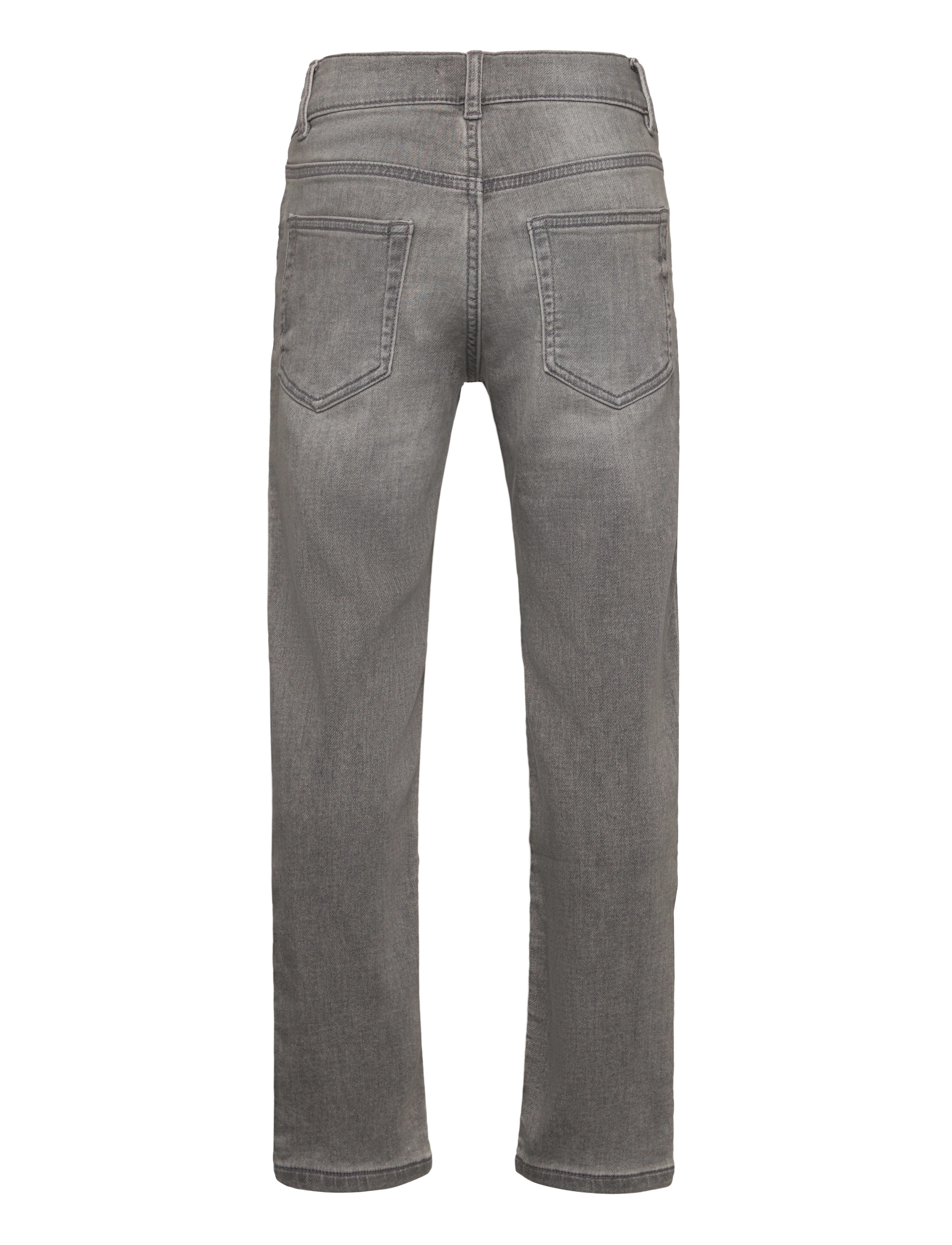 Lindex - STAFFAN Straight leg jeans i denimtrikÃ¥ - regular jeans - grey - 2