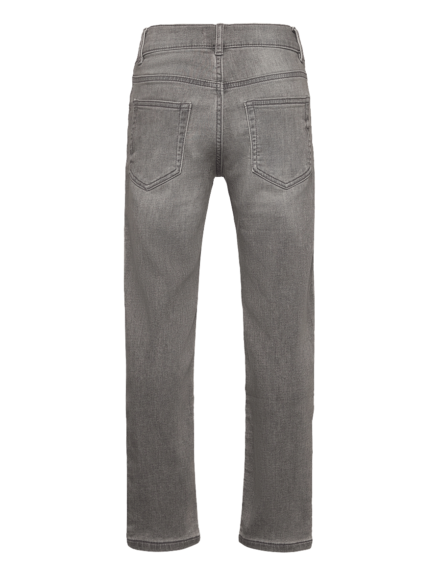 Lindex - STAFFAN Straight leg jeans i denimtrikå - regular jeans - grey - 2
