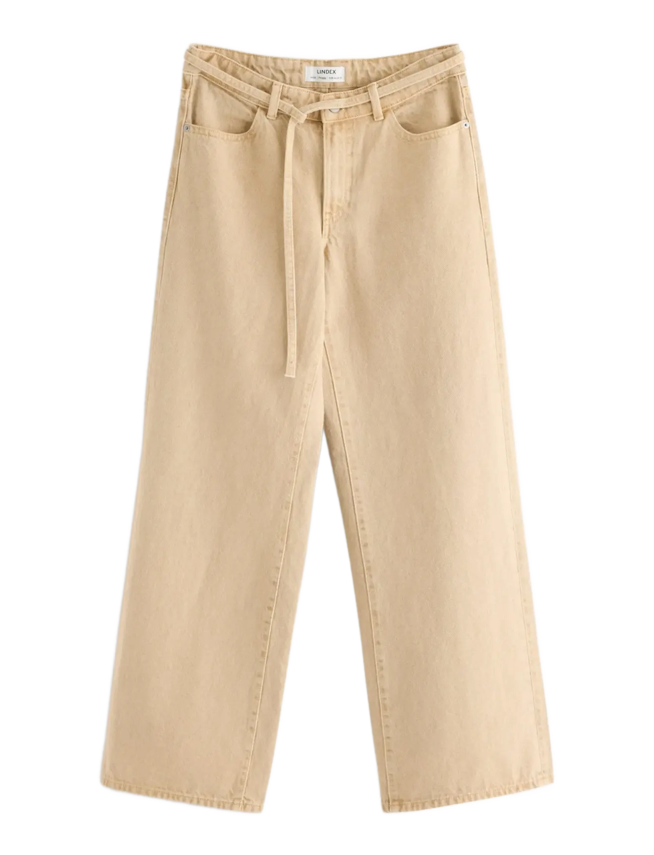 LINDEX Wide Peggy Hosen Beige - 42 - Damen