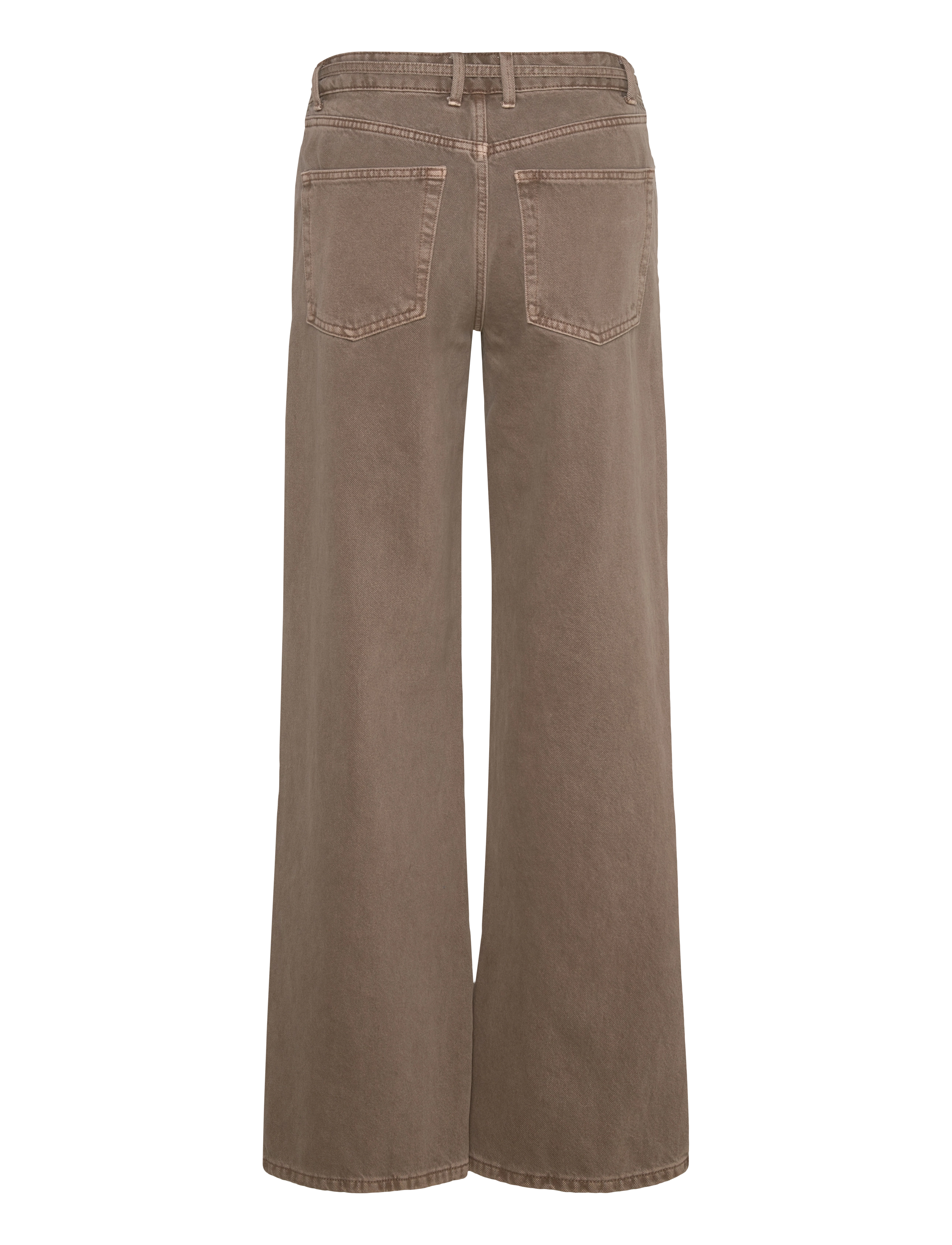 Lindex - WIDE Peggy trousers - hosen mit weitem bein - brown - 2