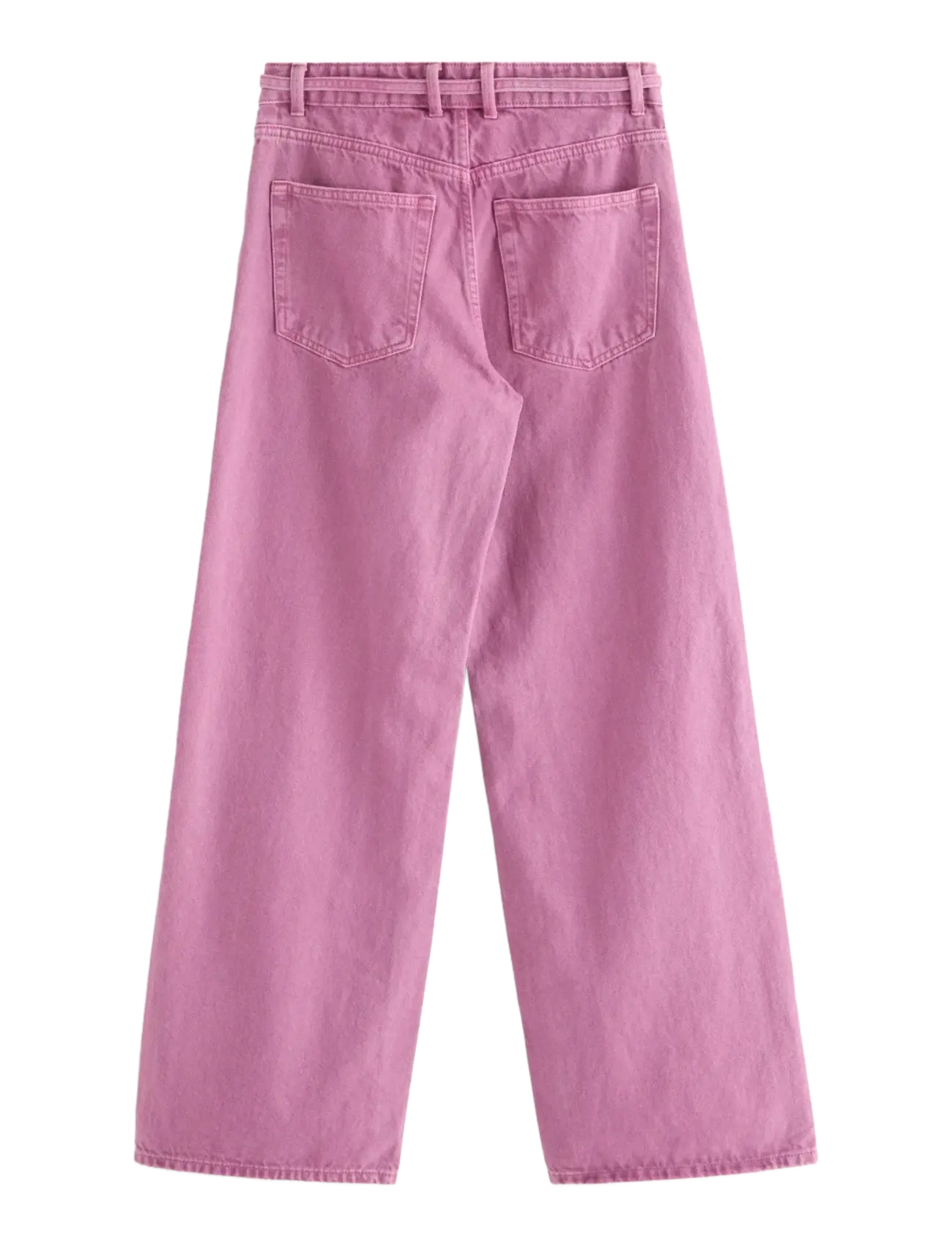 Lindex - Trousers Peggy twill - brede jeans - dusty lilac - 2