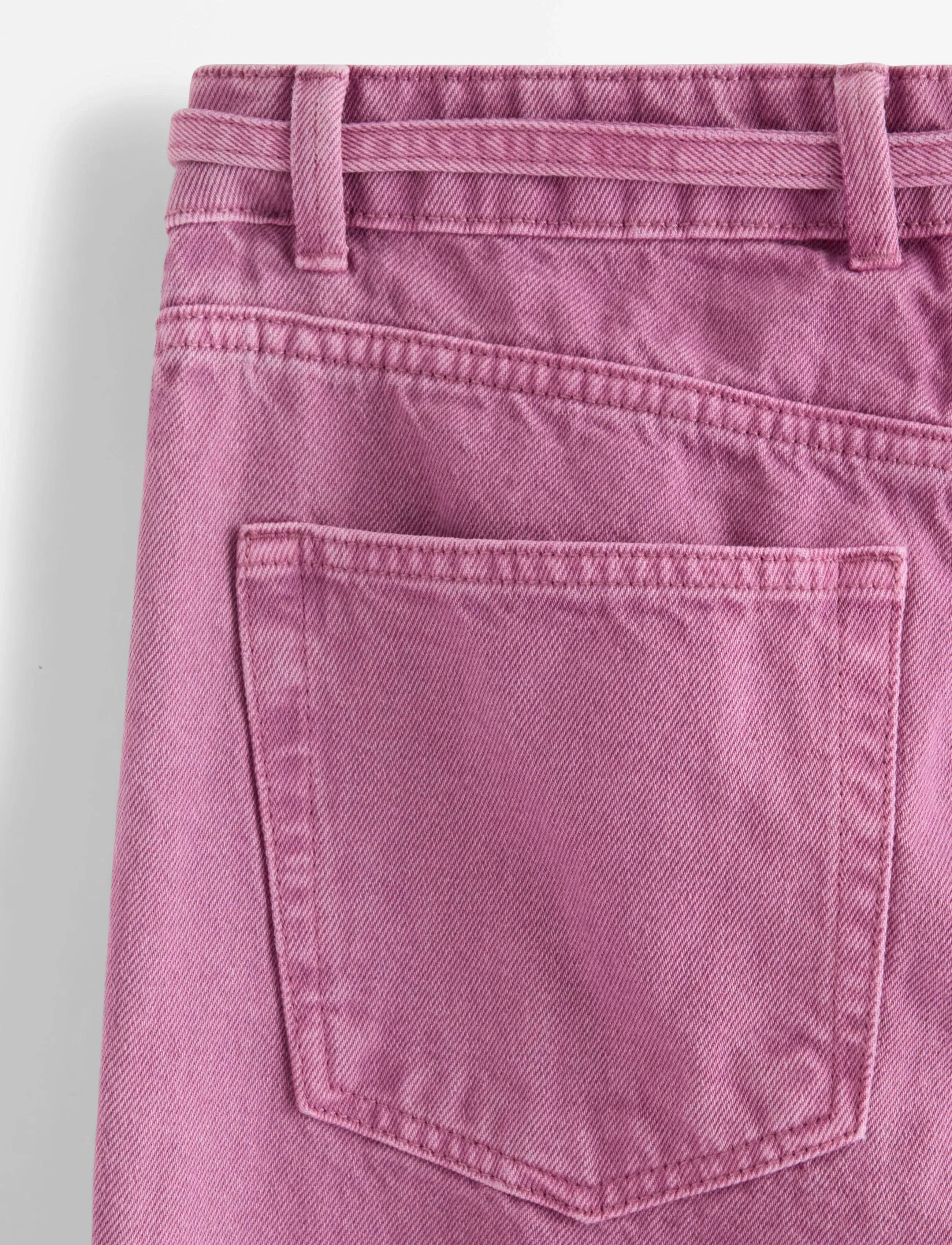 Lindex - Trousers Peggy twill - brede jeans - dusty lilac - 5