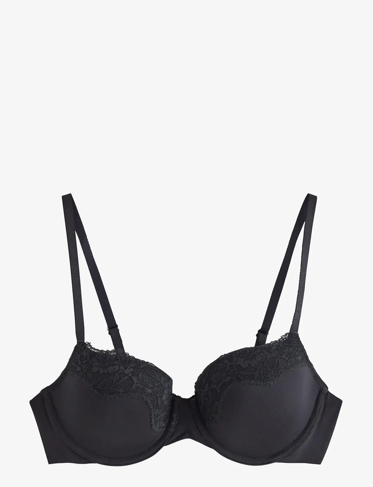 Lindex - Bra Akleja Nova Lace trim - balconette bh:ar - black - 1