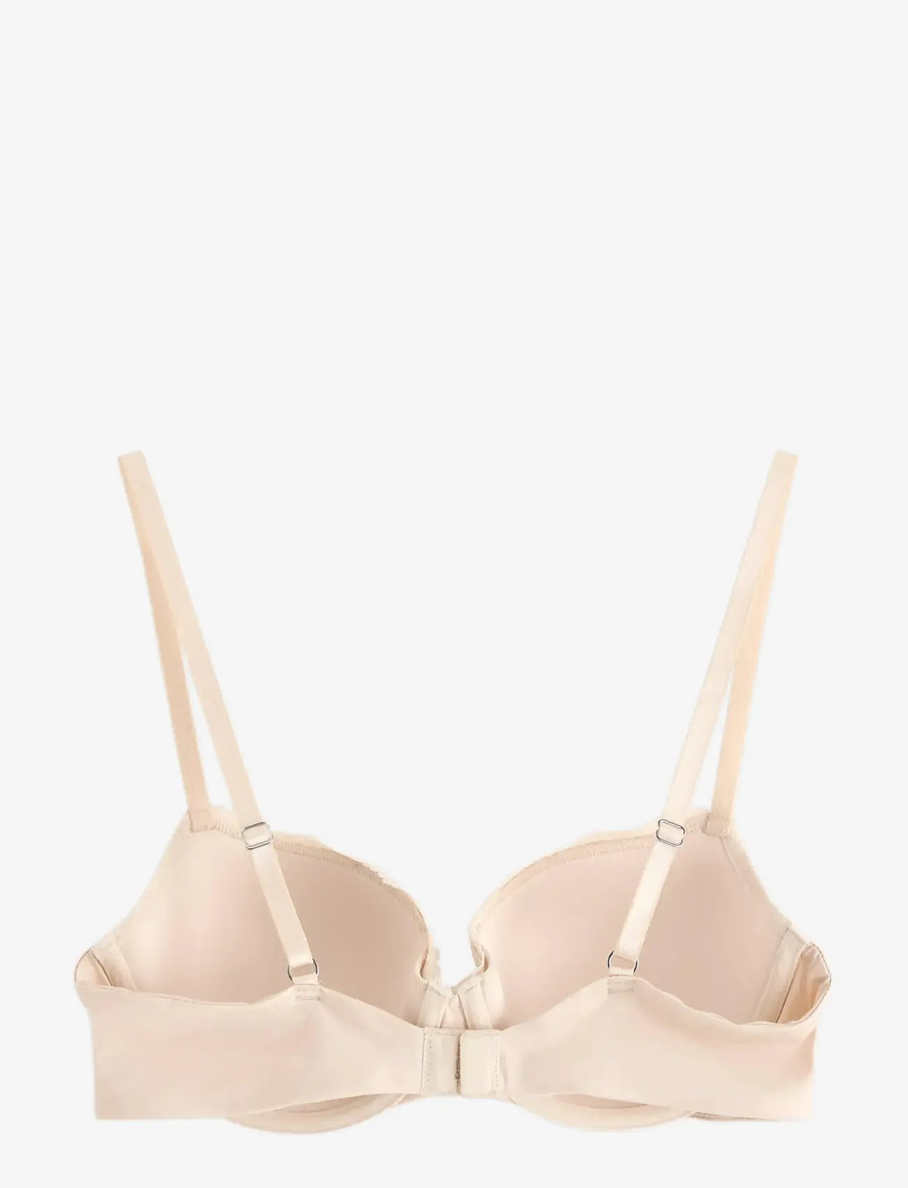 Lindex - Bra Akleja Nova Lace trim - balconette bh'er - light beige - 1