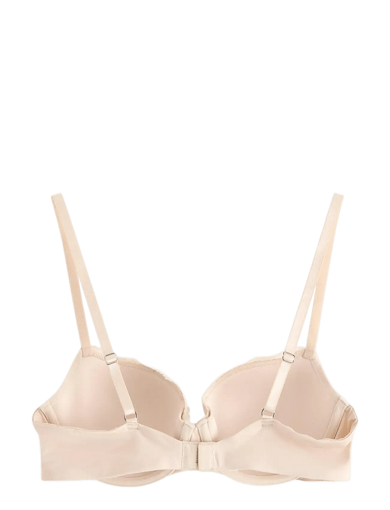Lindex - Bra Akleja Nova Lace trim - balconette bh'er - light beige - 1