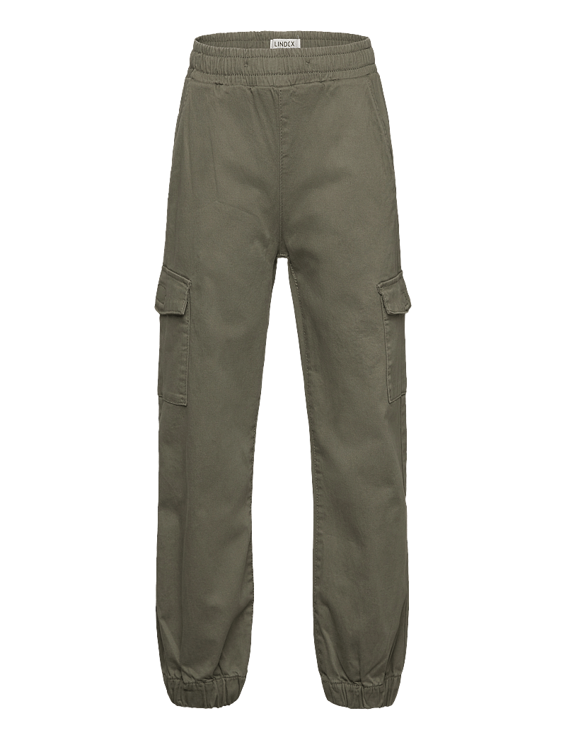 Lindex - Trousers Balloon cargo - cargobyxor - lt dusty khaki - 1