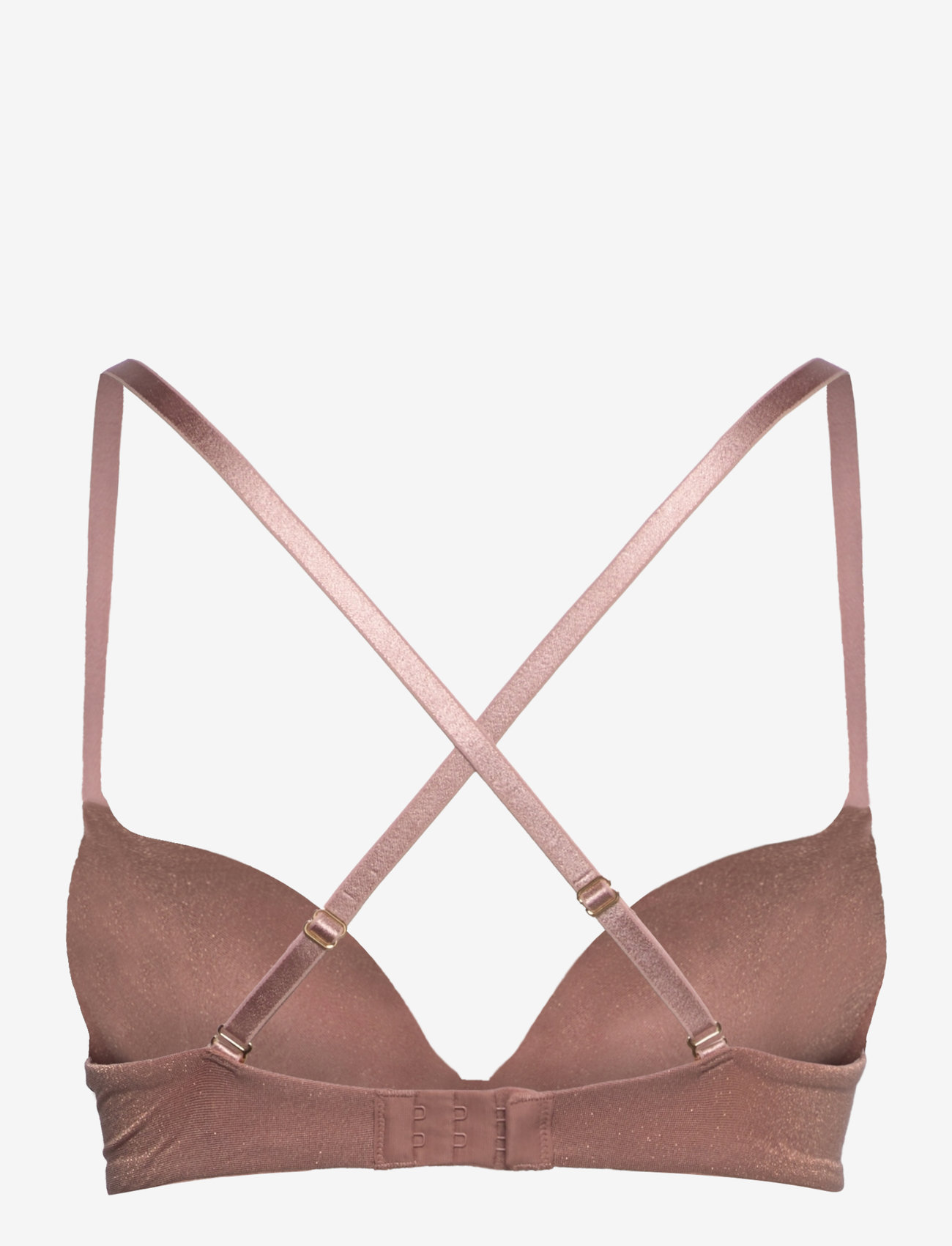Lindex - Bra Malva lurex - dark dusty pink - 2