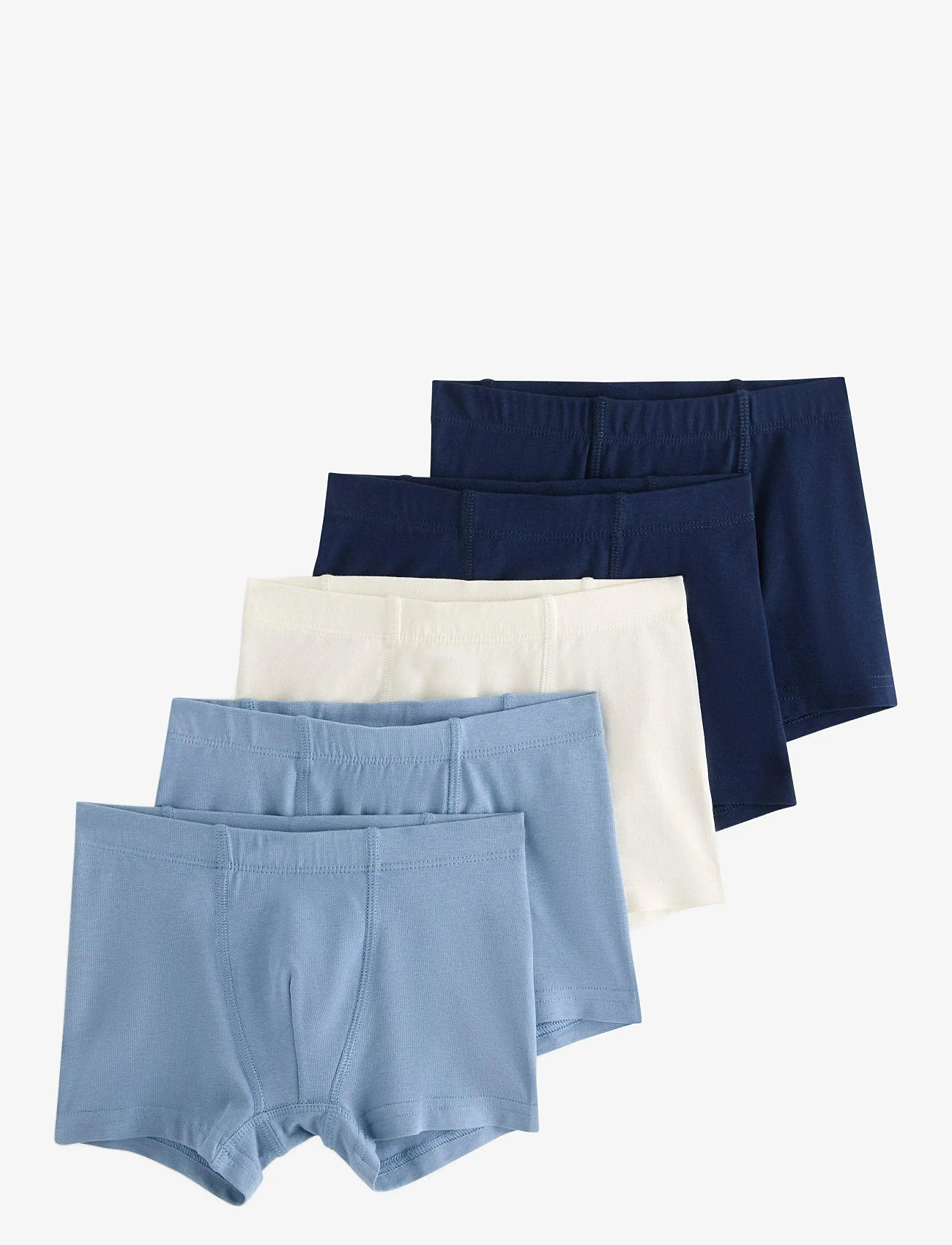 Lindex - Boxer 5 pack hidden elastic so - unterhosen - lt dusty blue - 0