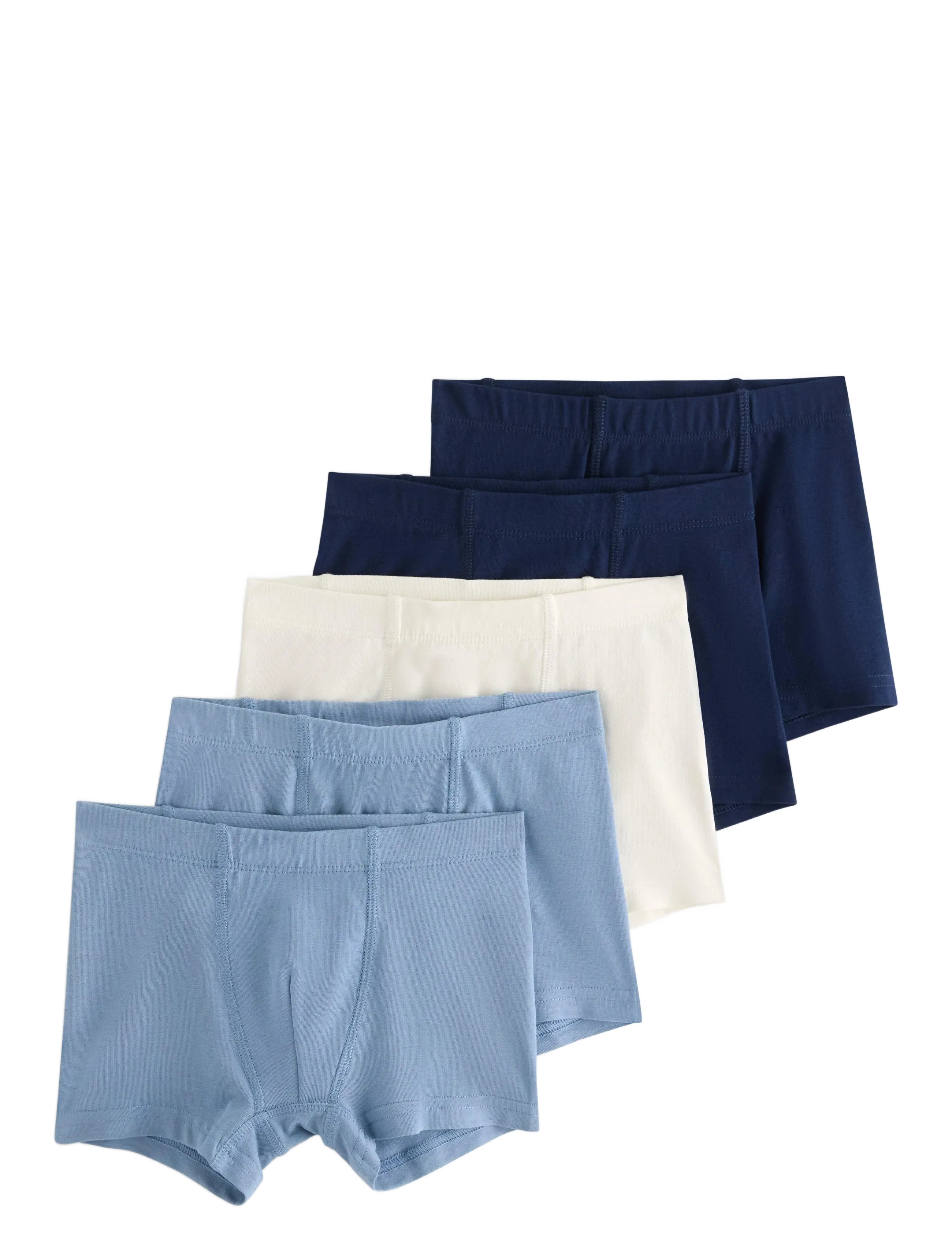 Lindex Boxer 5 pack hidden elastic so - Lapsed 98–134 - LT DUSTY BLUE / blue