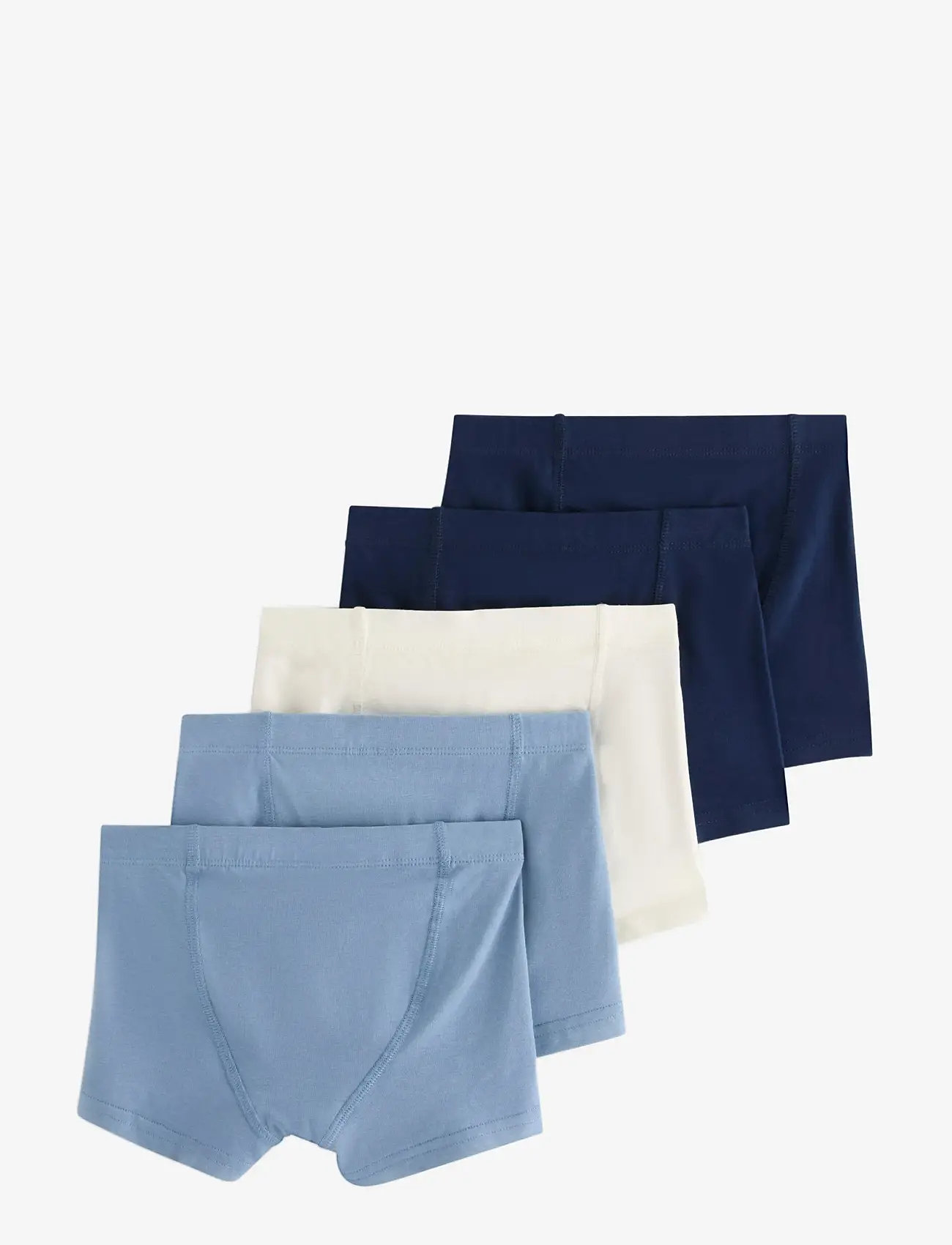 Lindex - Boxer 5 pack hidden elastic so - unterhosen - lt dusty blue - 1