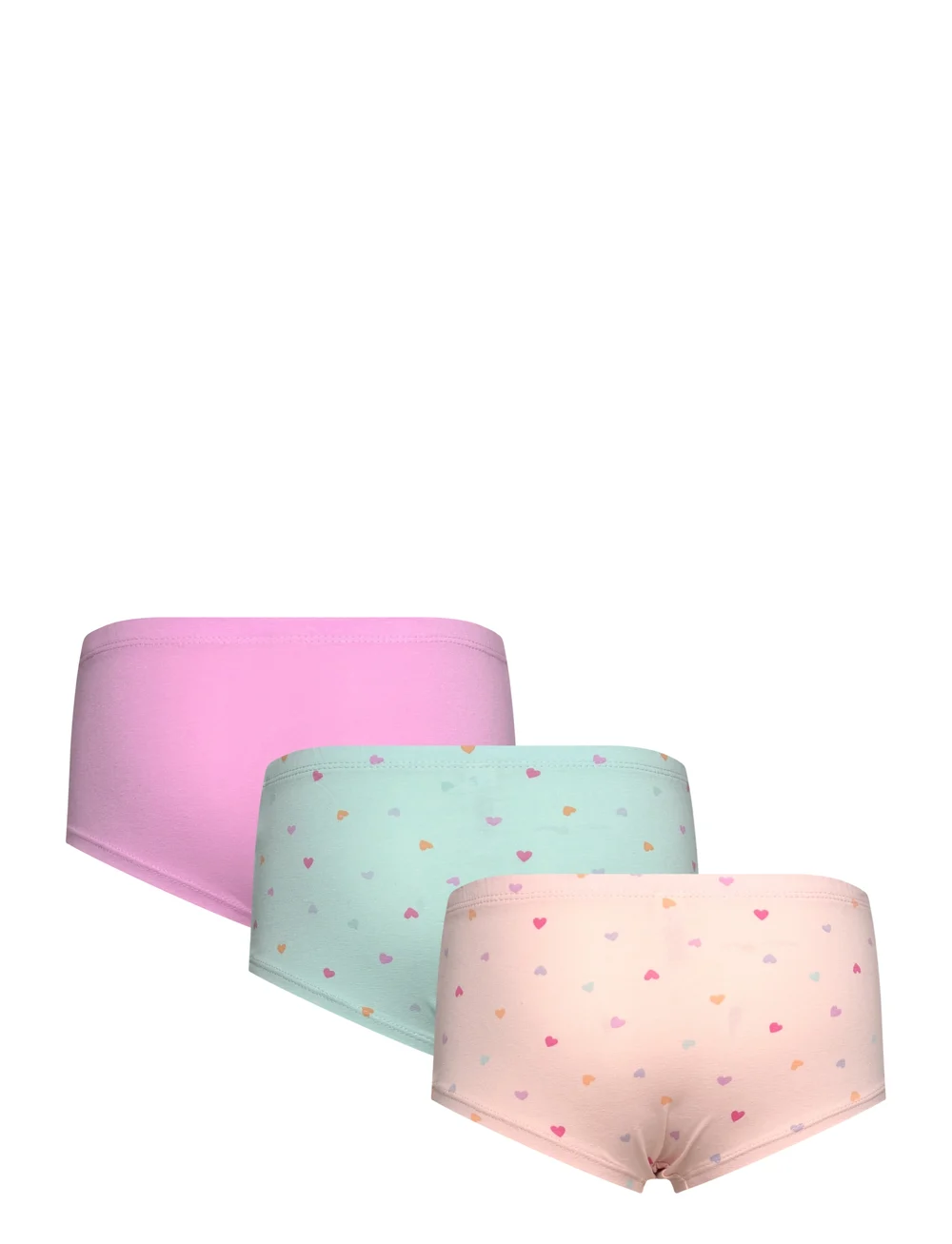 Lindex - Hipster 3 pack Hearts - trusser - light dusty pink - 1