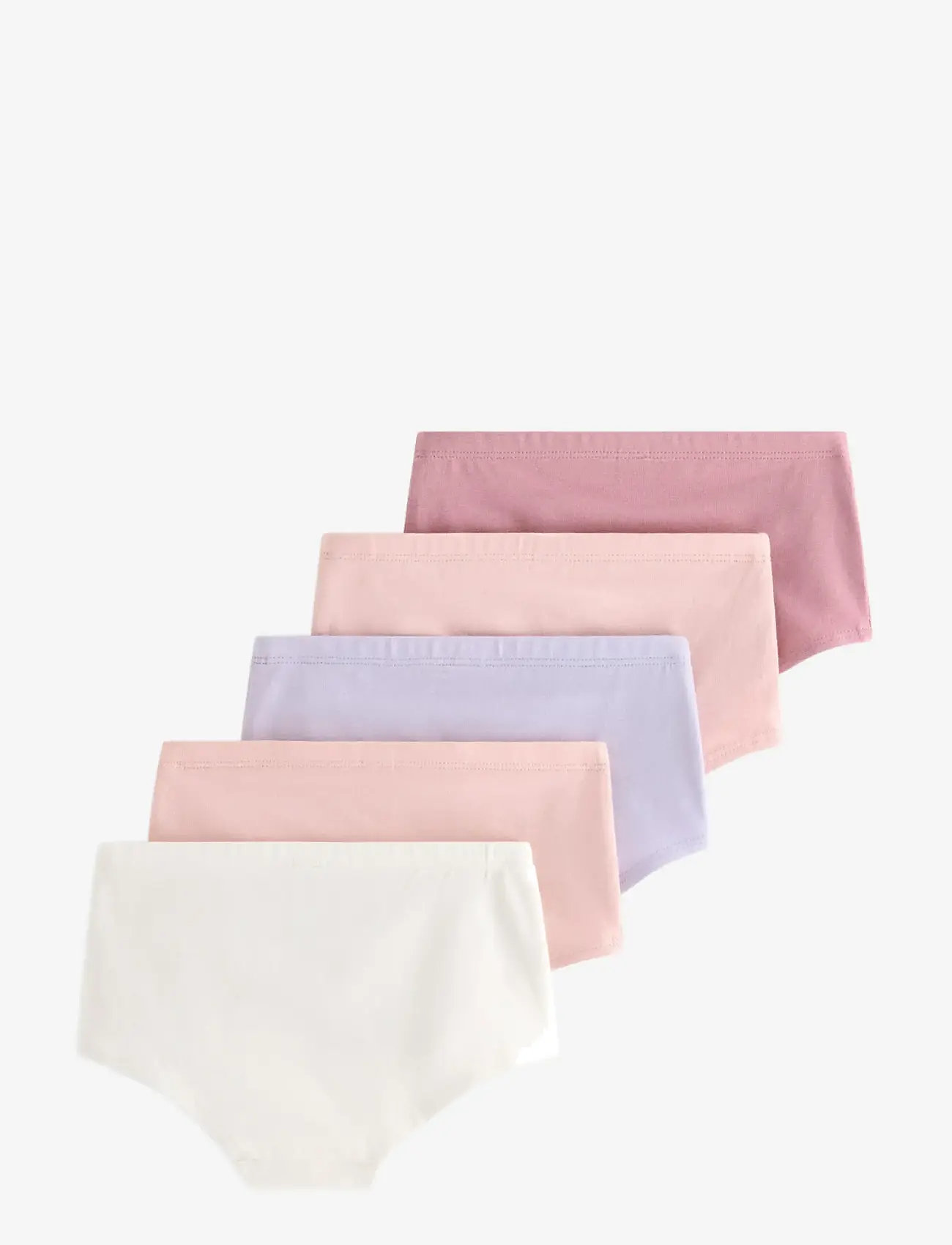 Lindex - Hipster 5 pack solids - trusser - light dusty pink - 1