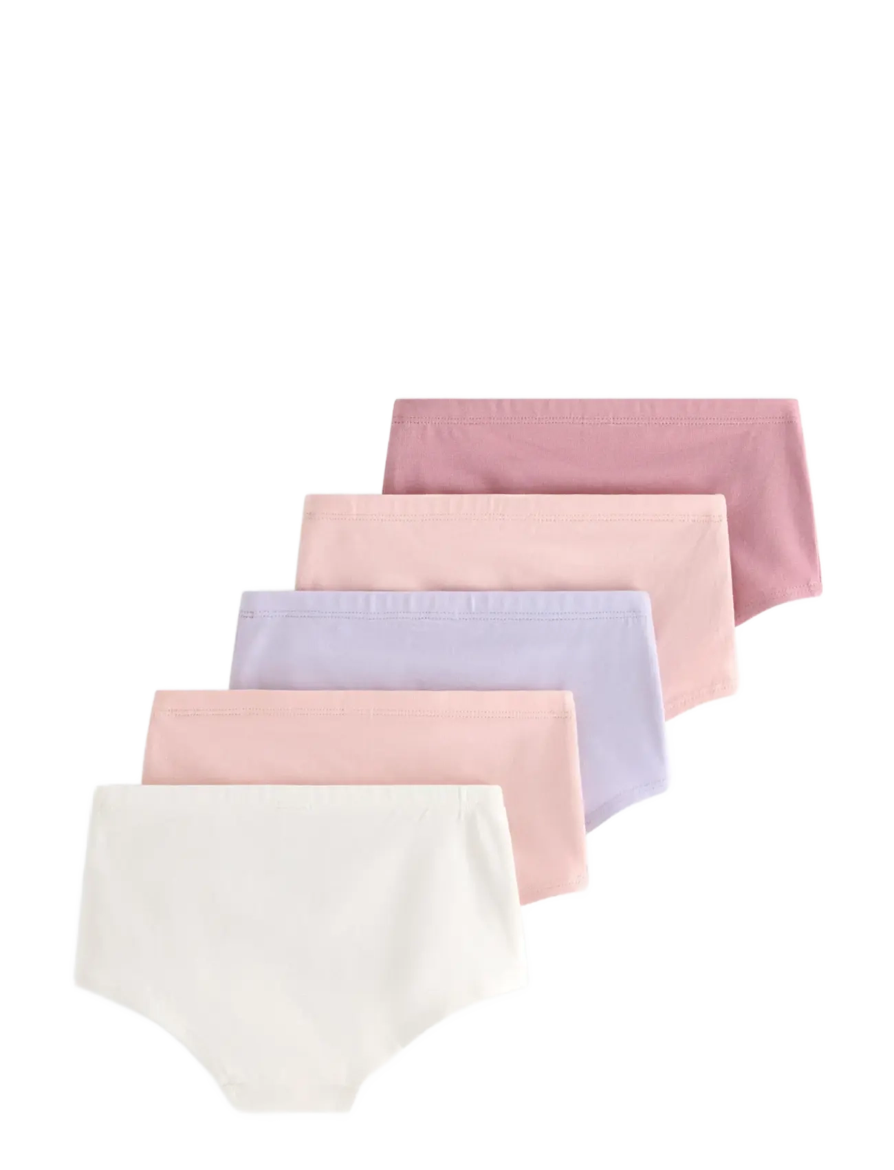Lindex - Hipster 5 pack solids - underdele - light dusty pink - 1