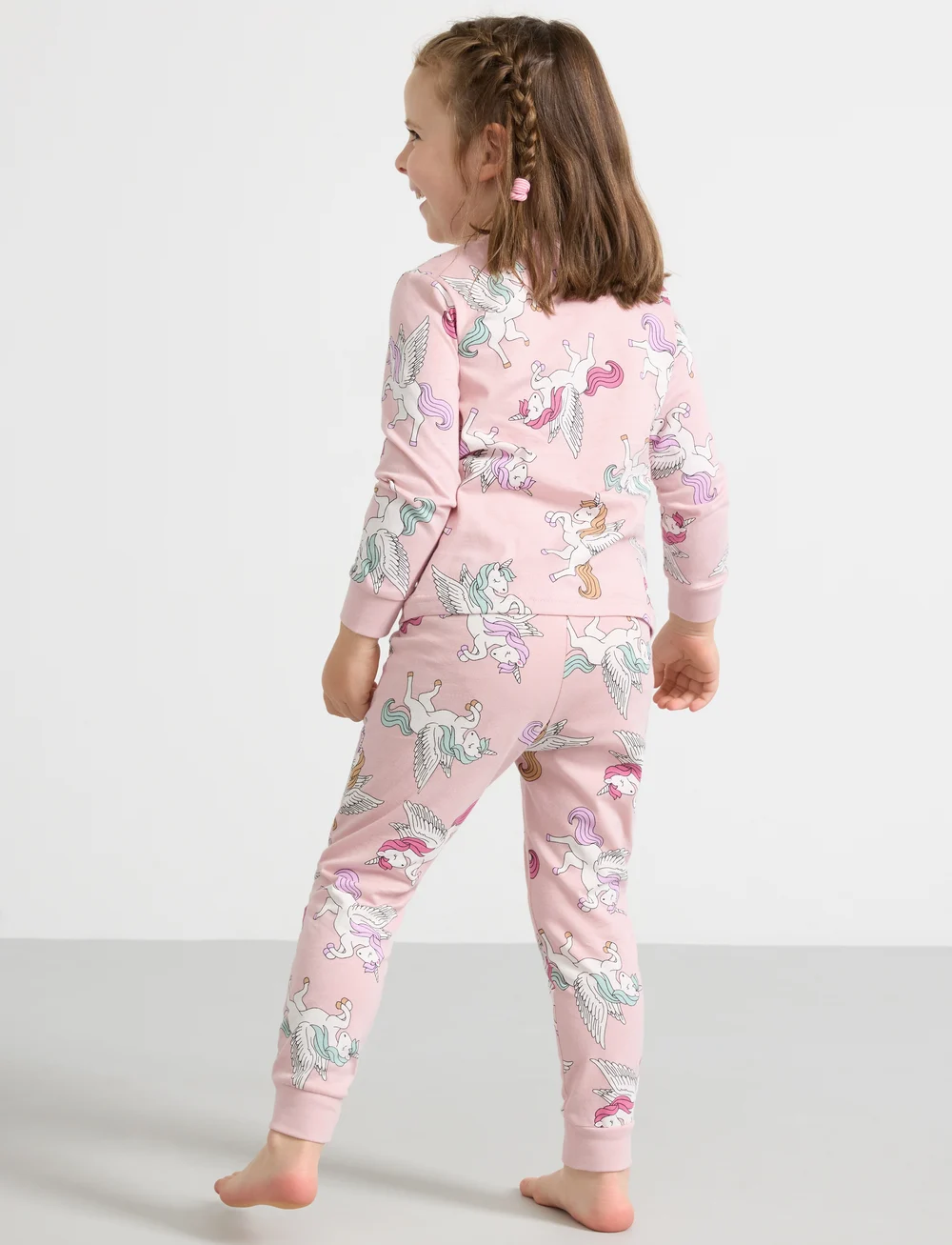 Lindex - Pyjama Unicorn and cat - sets - light dusty pink - 5