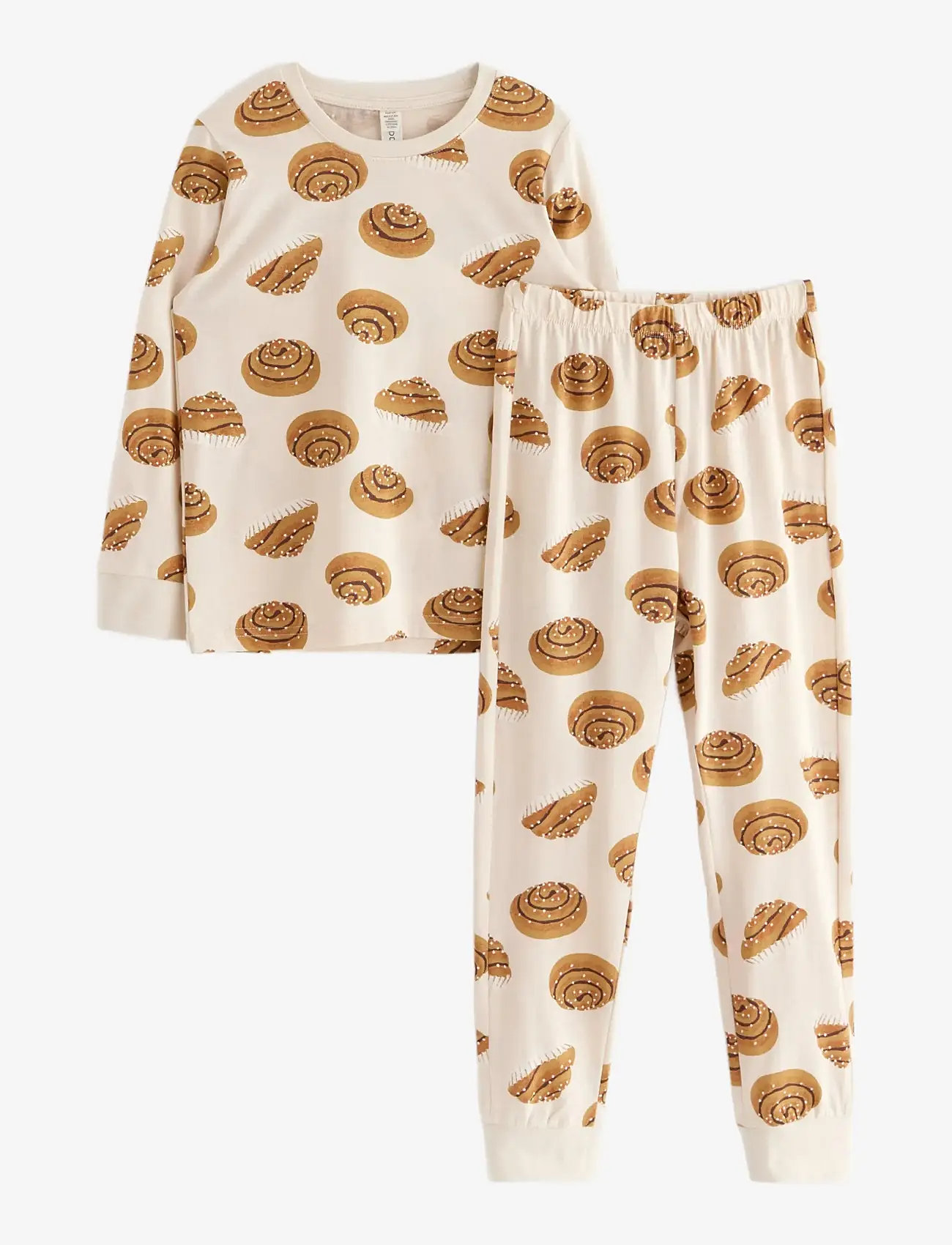 Lindex - Pyjama Cinnamon roll - light beige - 1