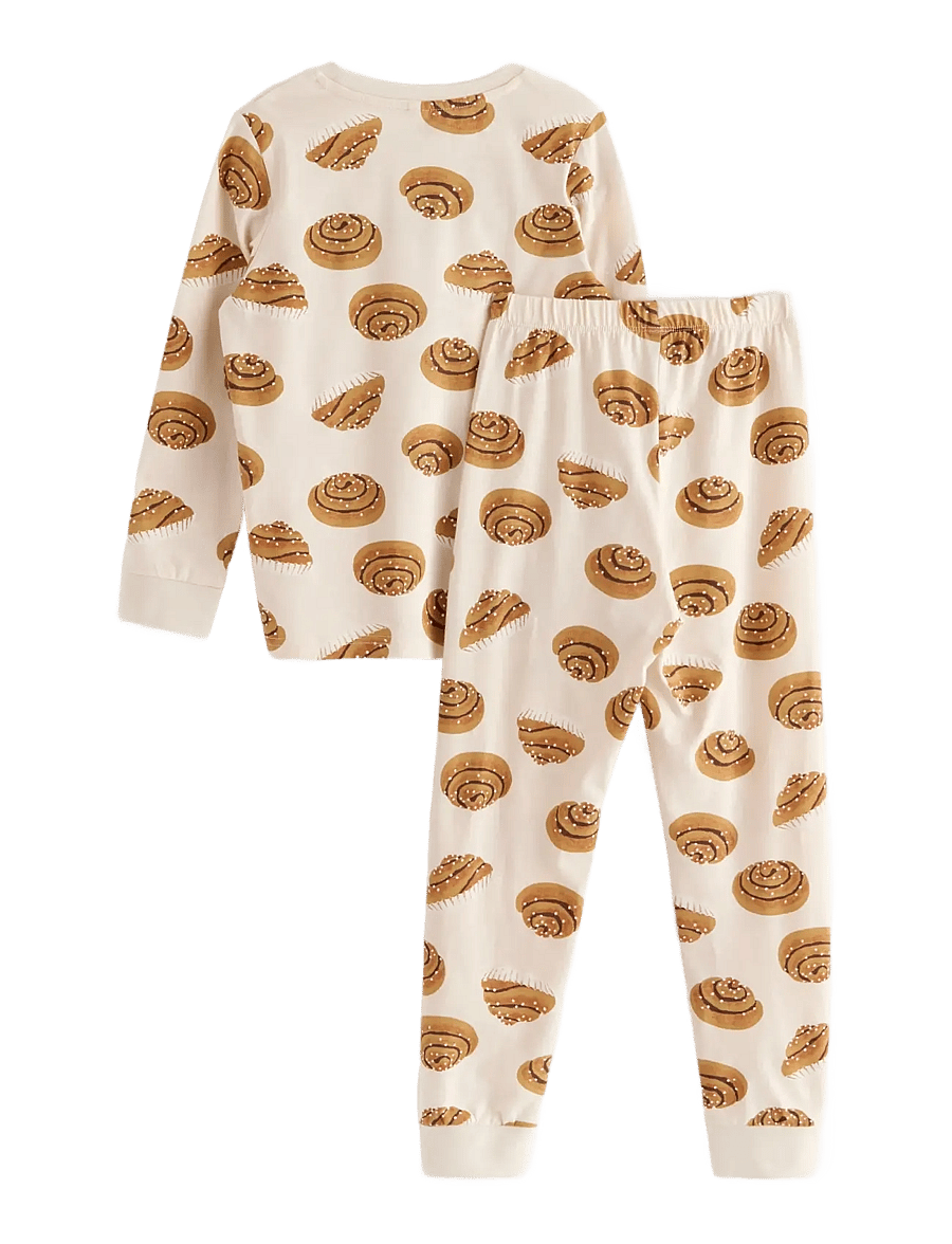 Lindex - Pyjama Cinnamon roll - pyjama-sets - light beige - 2