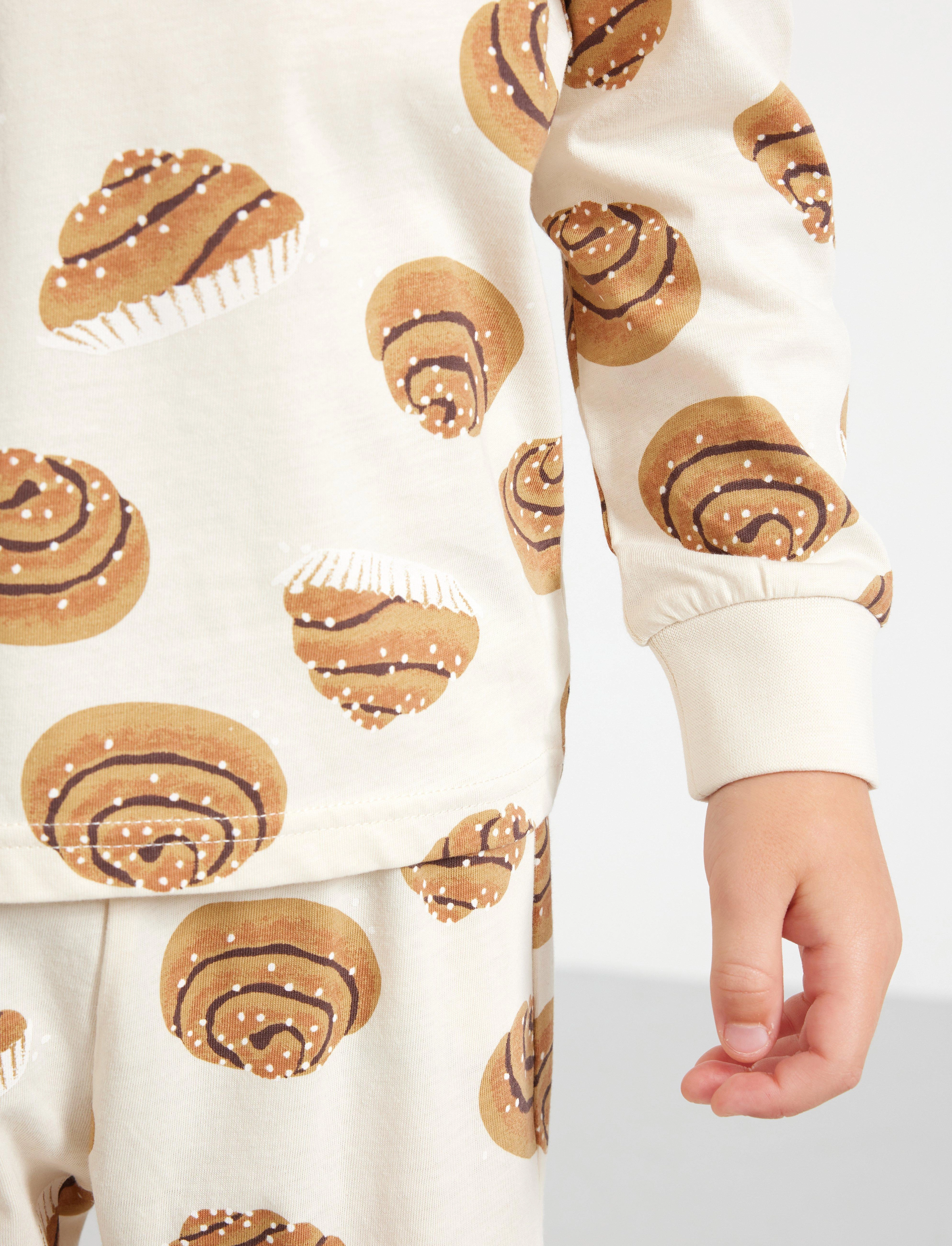 Lindex - Pyjama Cinnamon roll - light beige - 4