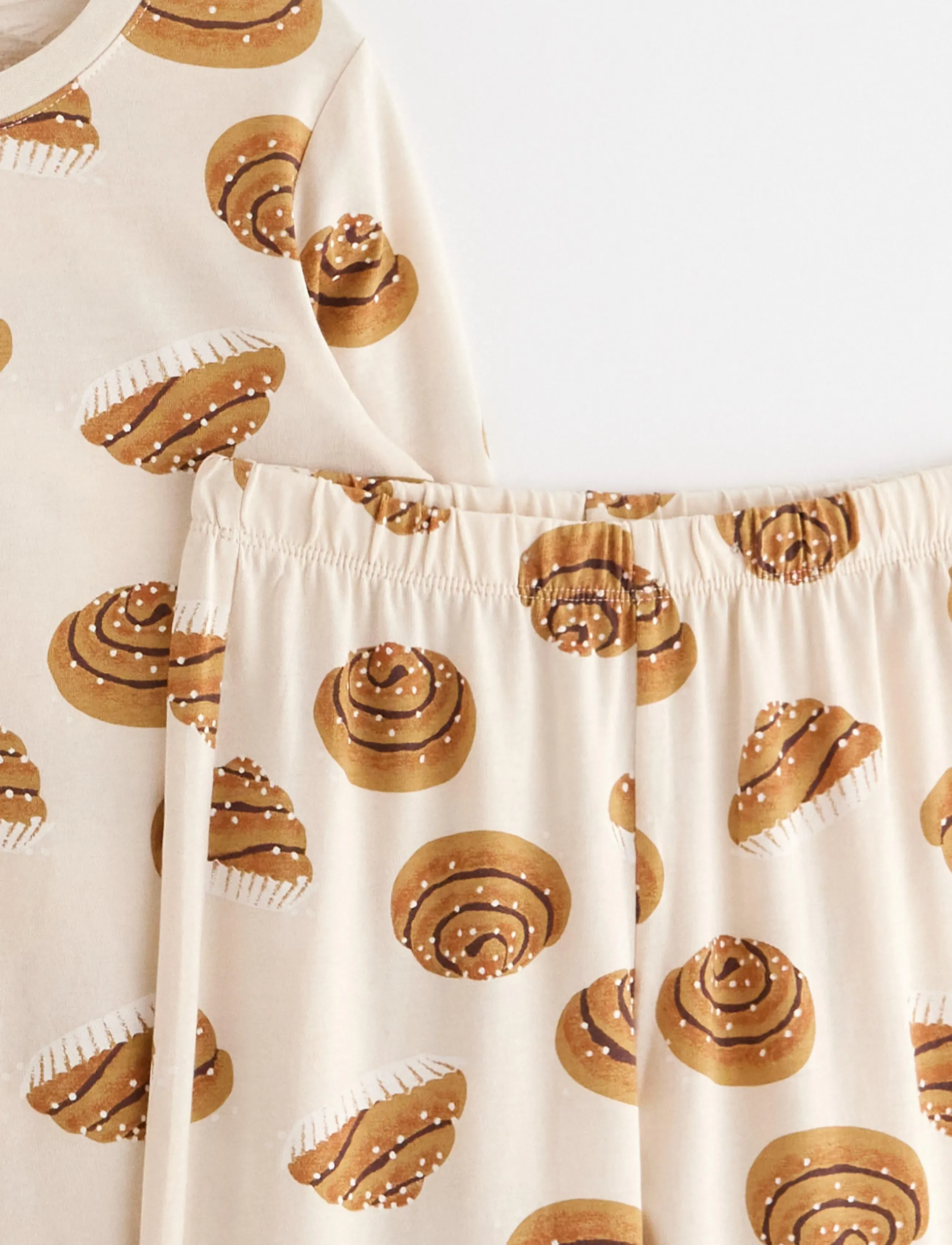 Lindex - Pyjama Cinnamon roll - light beige - 5