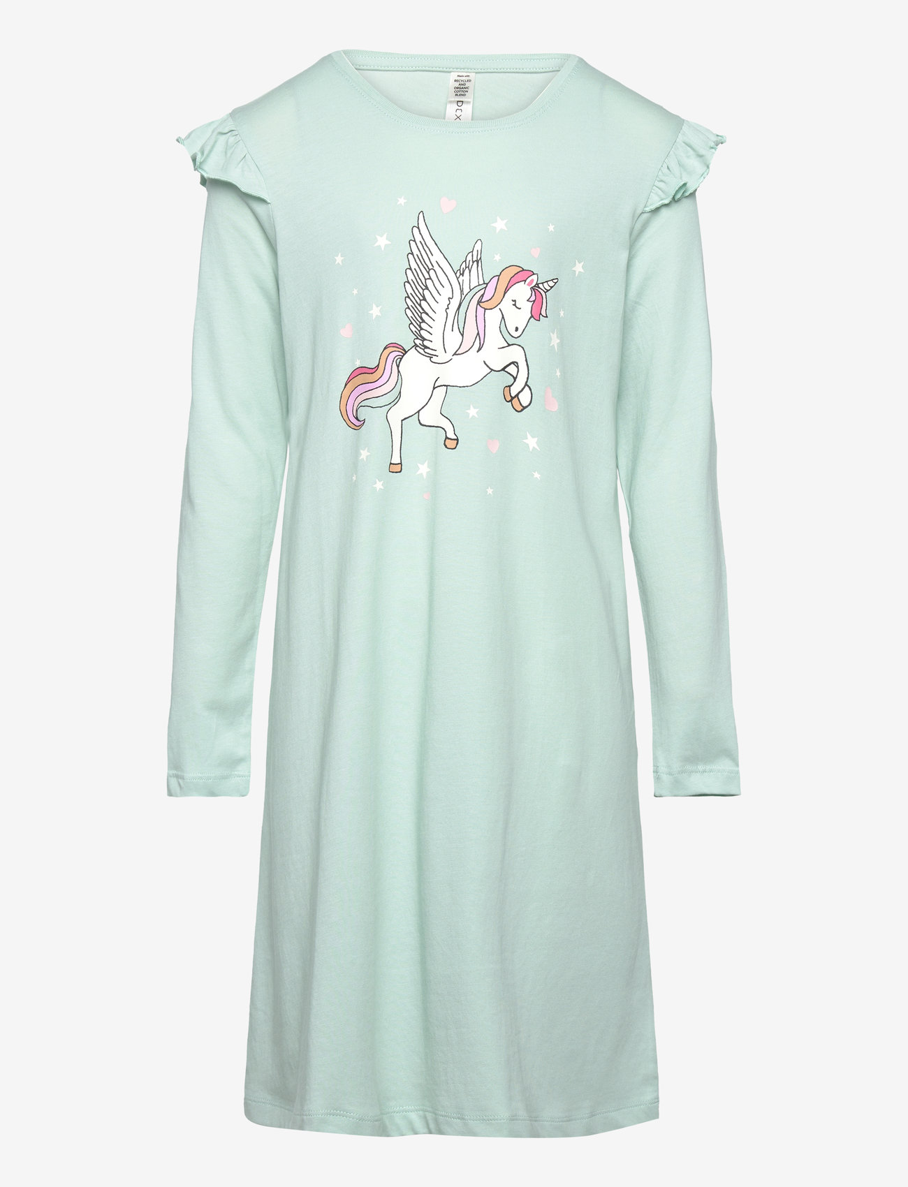 Lindex - Nightgown Unicorn - laveste priser - light dusty turquoise - 1