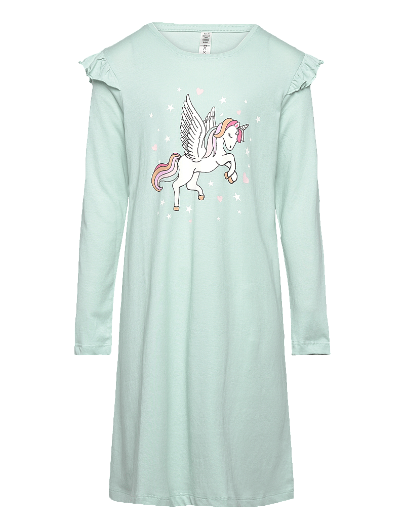 Lindex - Nightgown Unicorn - nattlinnen - light dusty turquoise - 1