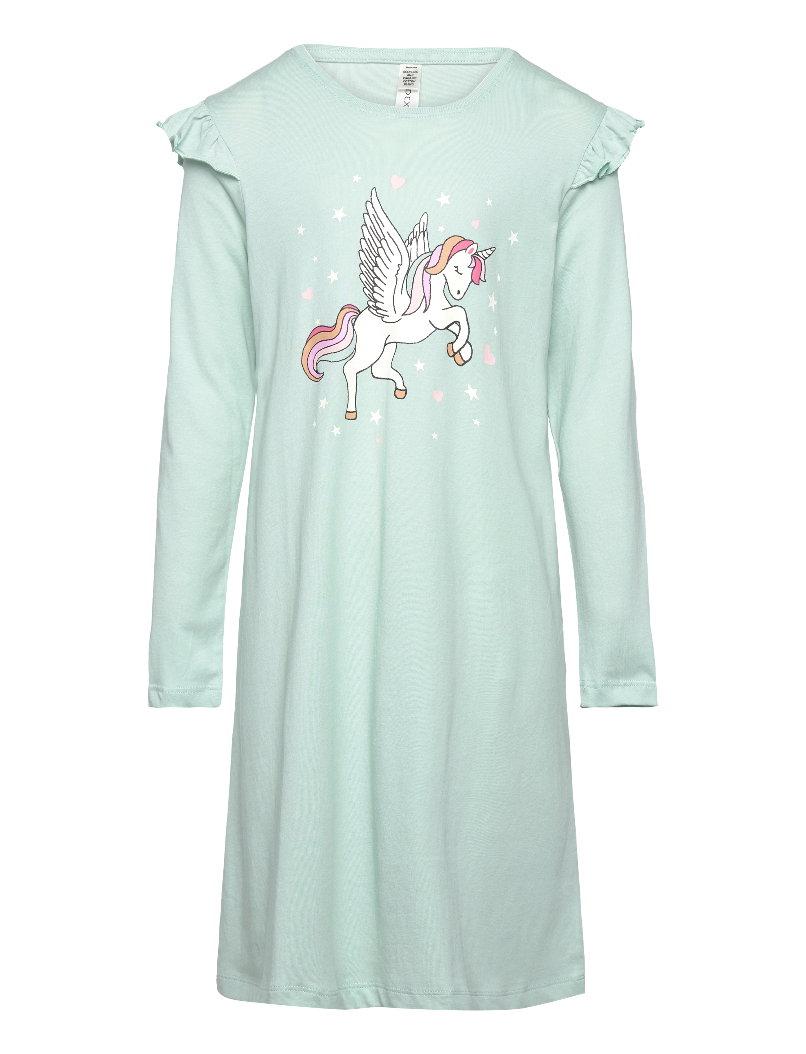 Lindex Nightgown Unicorn - Öösärgid - LIGHT DUSTY TURQUOISE / green