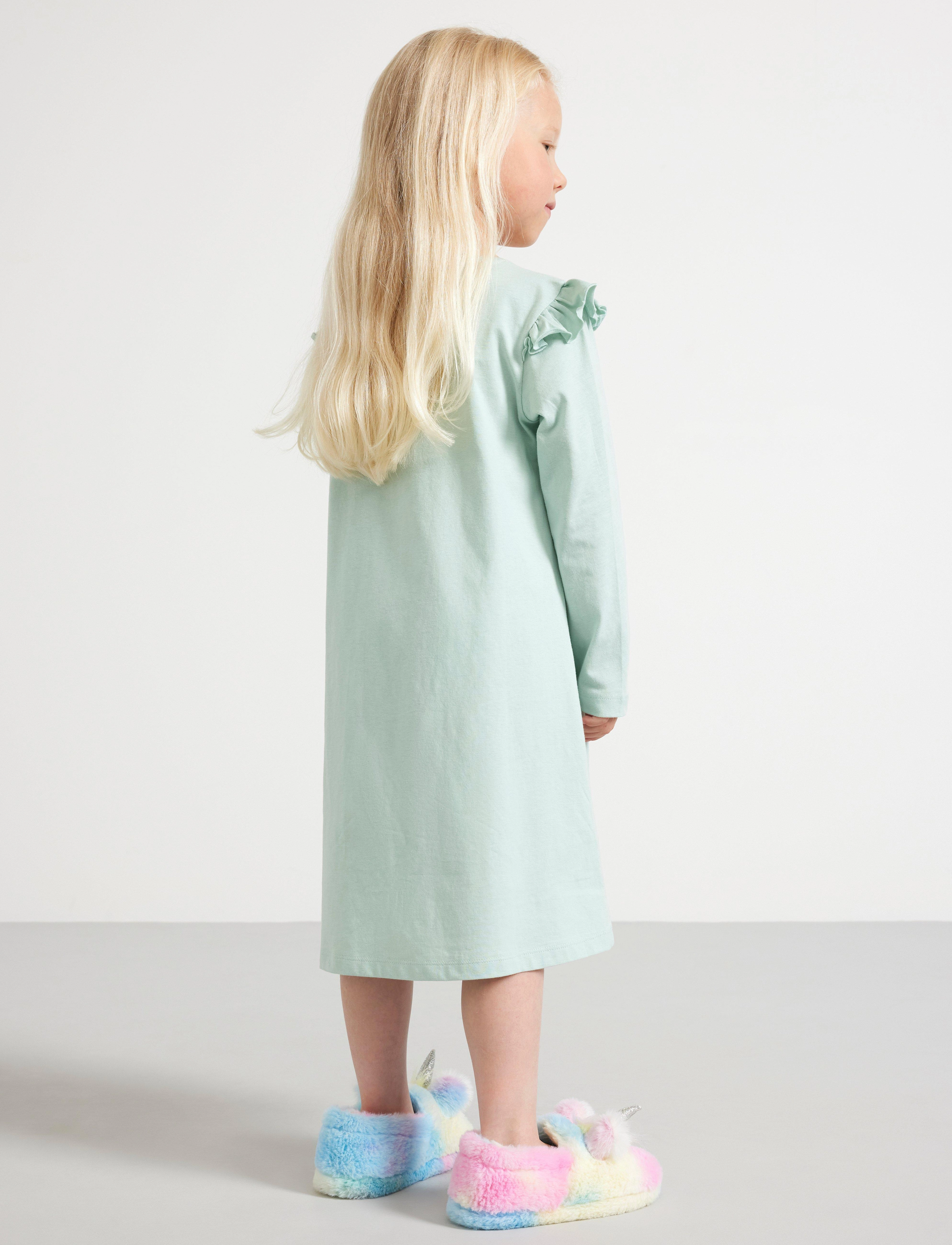 Lindex - Nightgown Unicorn - laveste priser - light dusty turquoise - 3