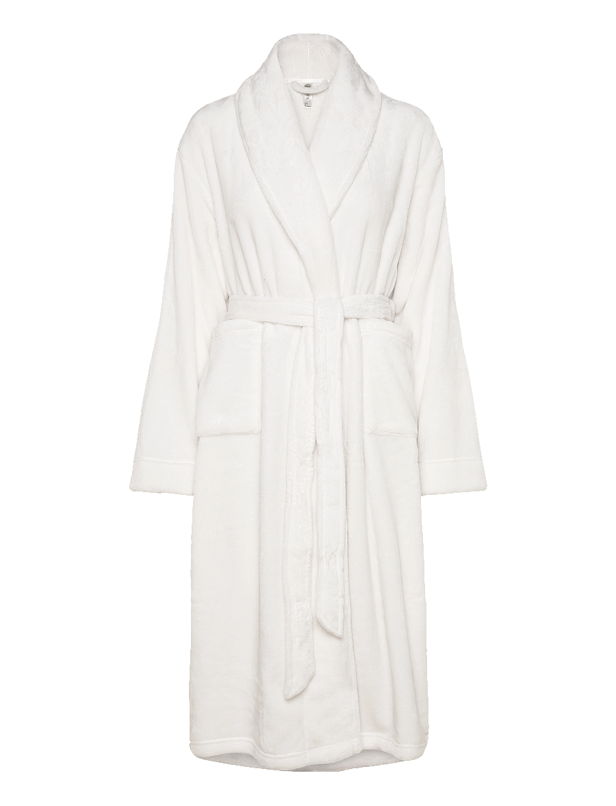 Lindex - Robe Coral Fleece - morgenkåber - off white - 1