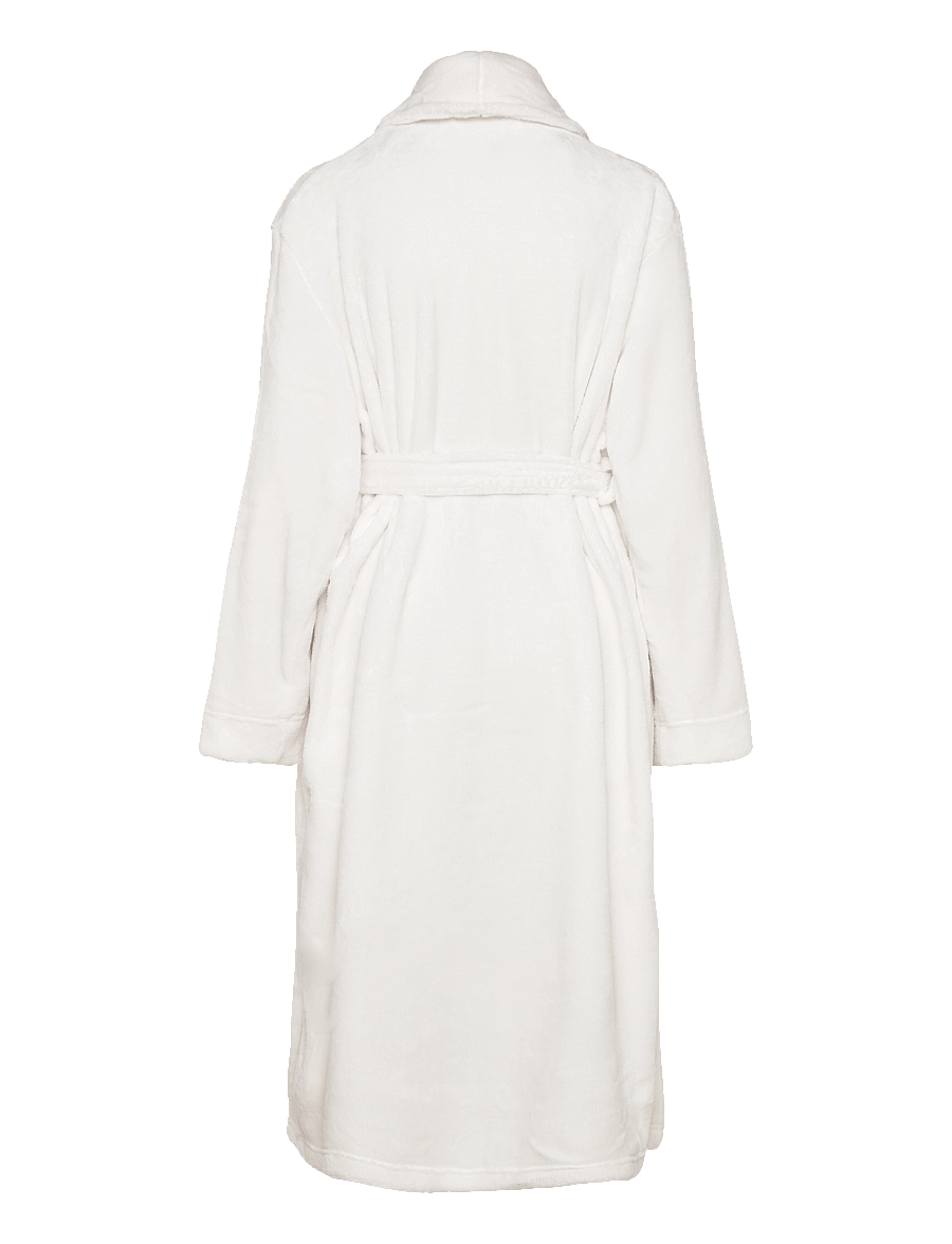 Lindex - Robe Coral Fleece - morgenkåber - off white - 2