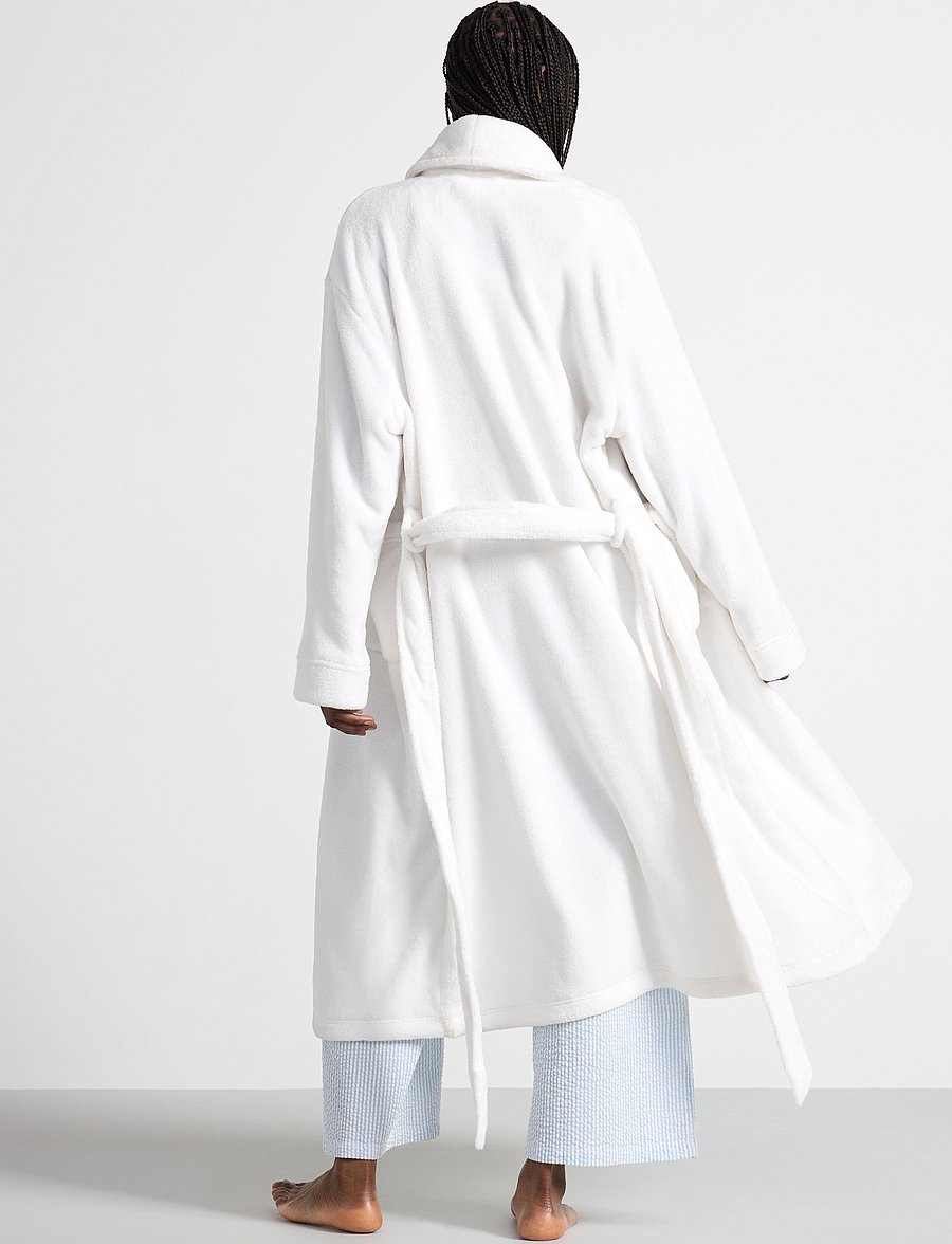 Lindex - Robe Coral Fleece - morgenkåber - off white - 3