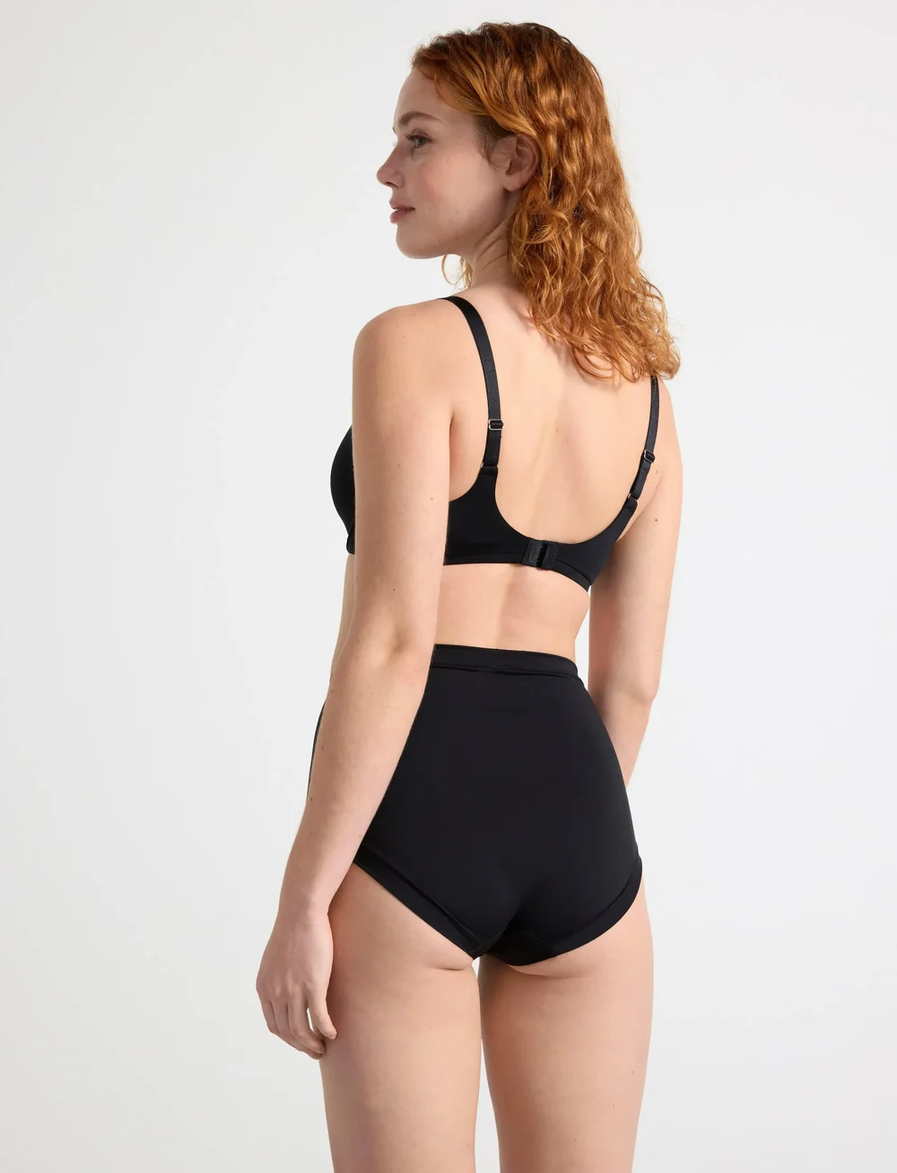 Lindex - Brief high control - midi & maxi - black - 3