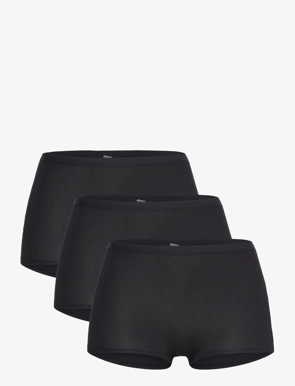 Lindex - 3-pack boxertrosor med hög midja - hipster & hotpants - black - 1
