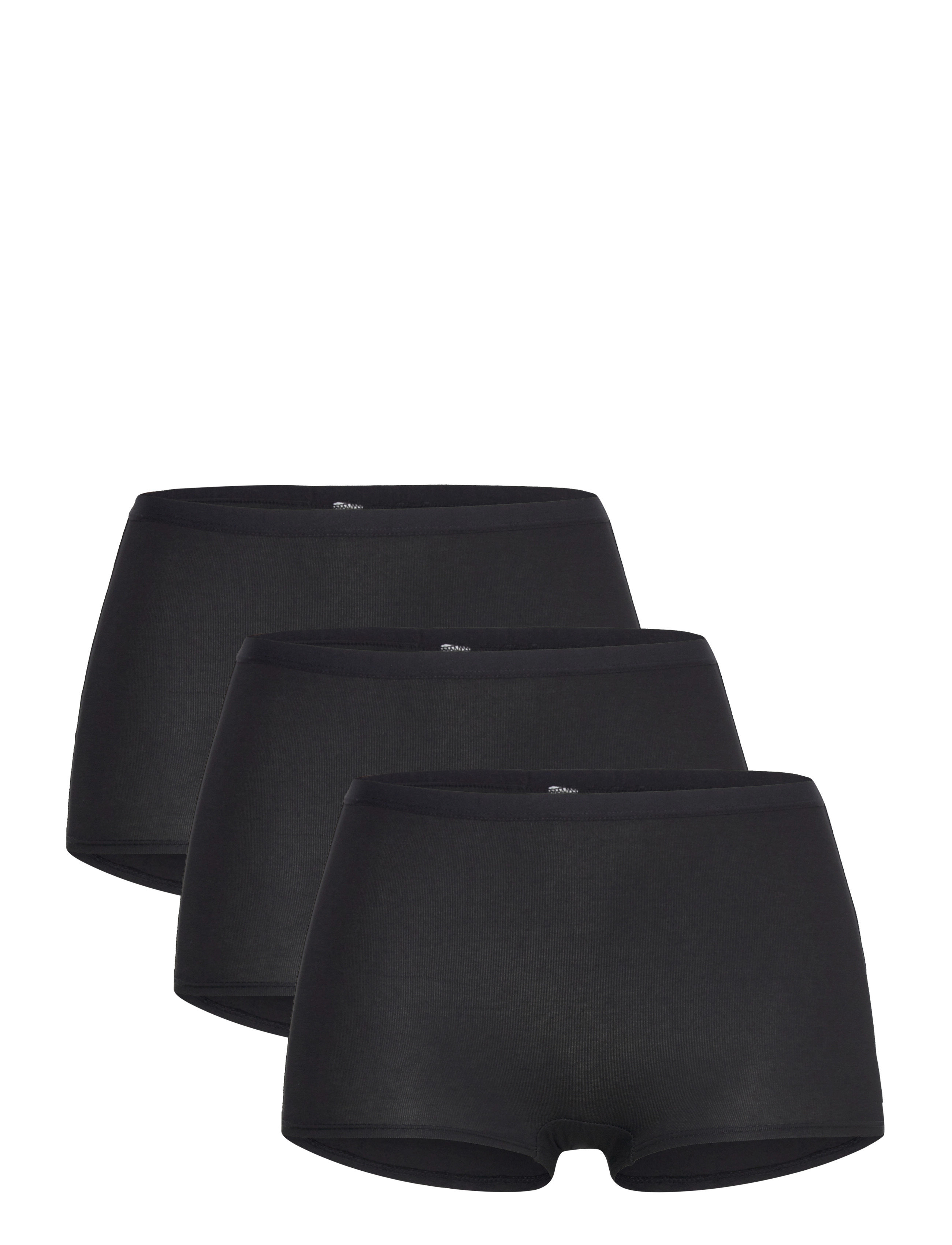 Lindex 3-pack boxer briefs with high waist - Slips - BLACK / black