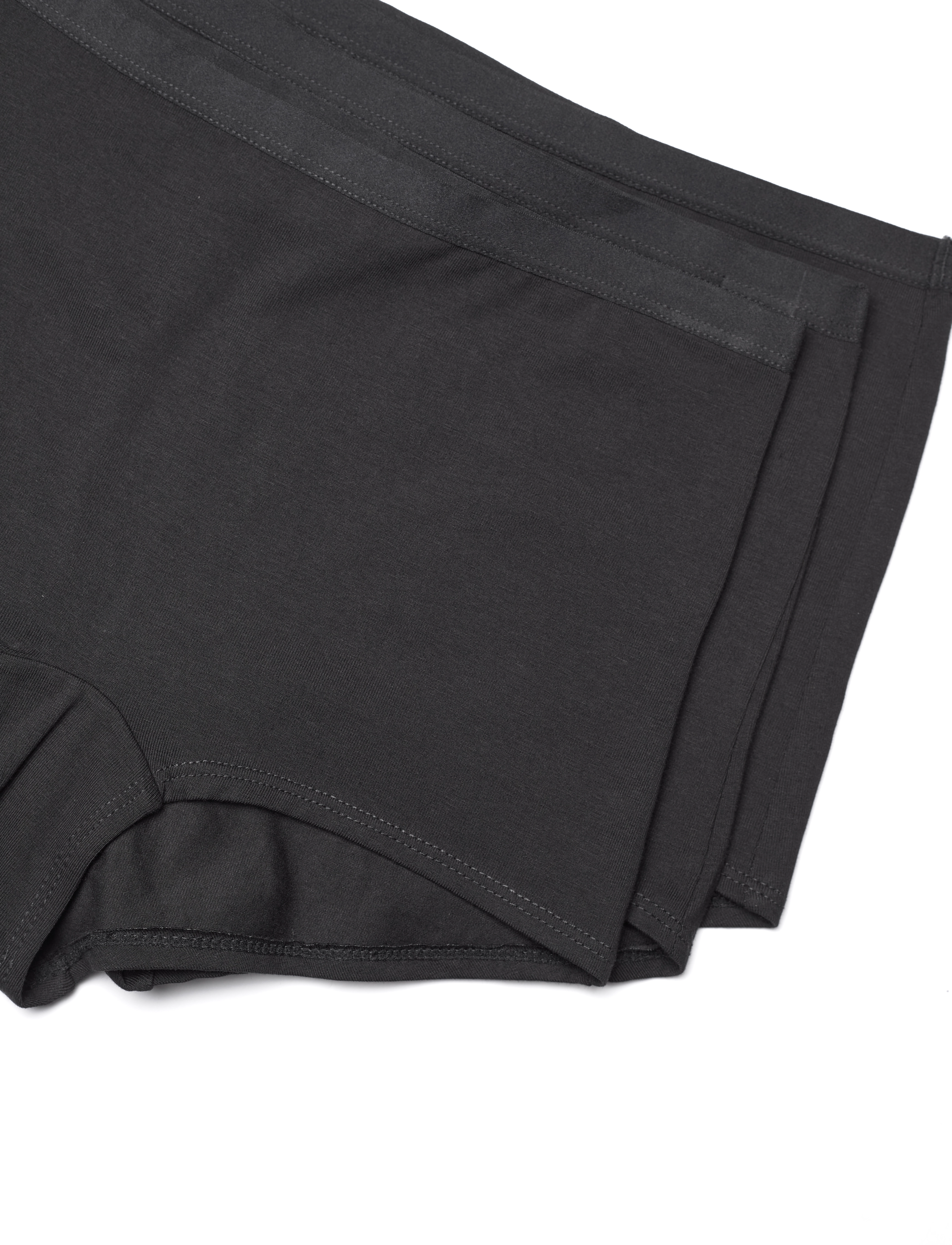 Lindex - 3-pack boxer briefs with high waist - hipster & boyshorts - black - 3