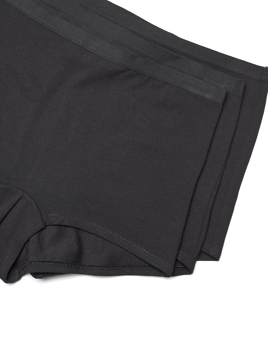 Lindex - 3-pack boxer briefs with high waist - hipster & boxershorts - black - 3