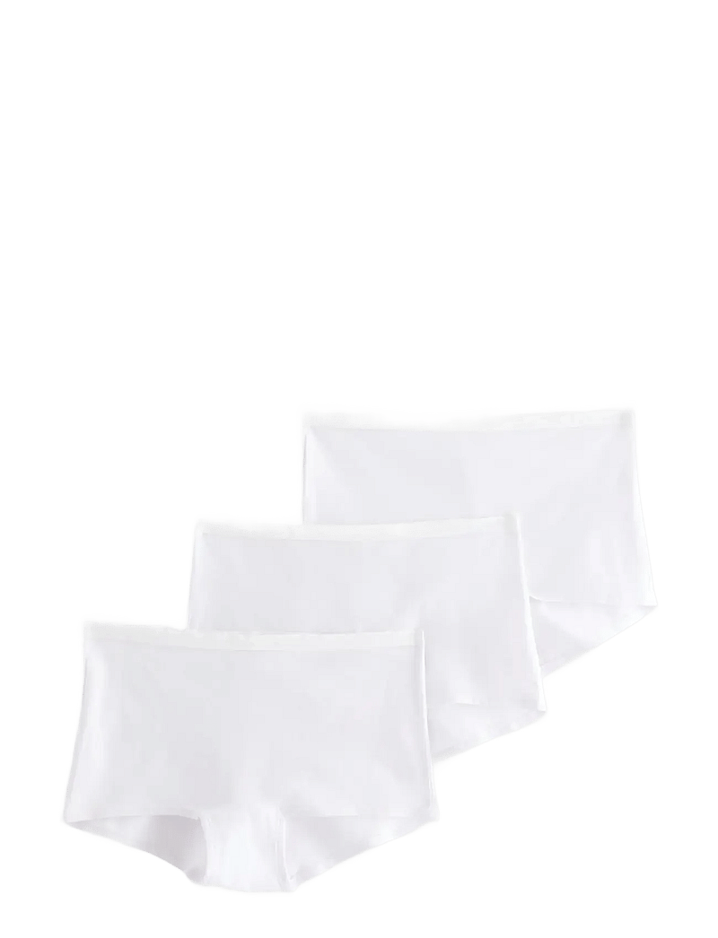 Lindex - 3-pack boxer briefs with high waist - hipster & boxershorts - white - 1