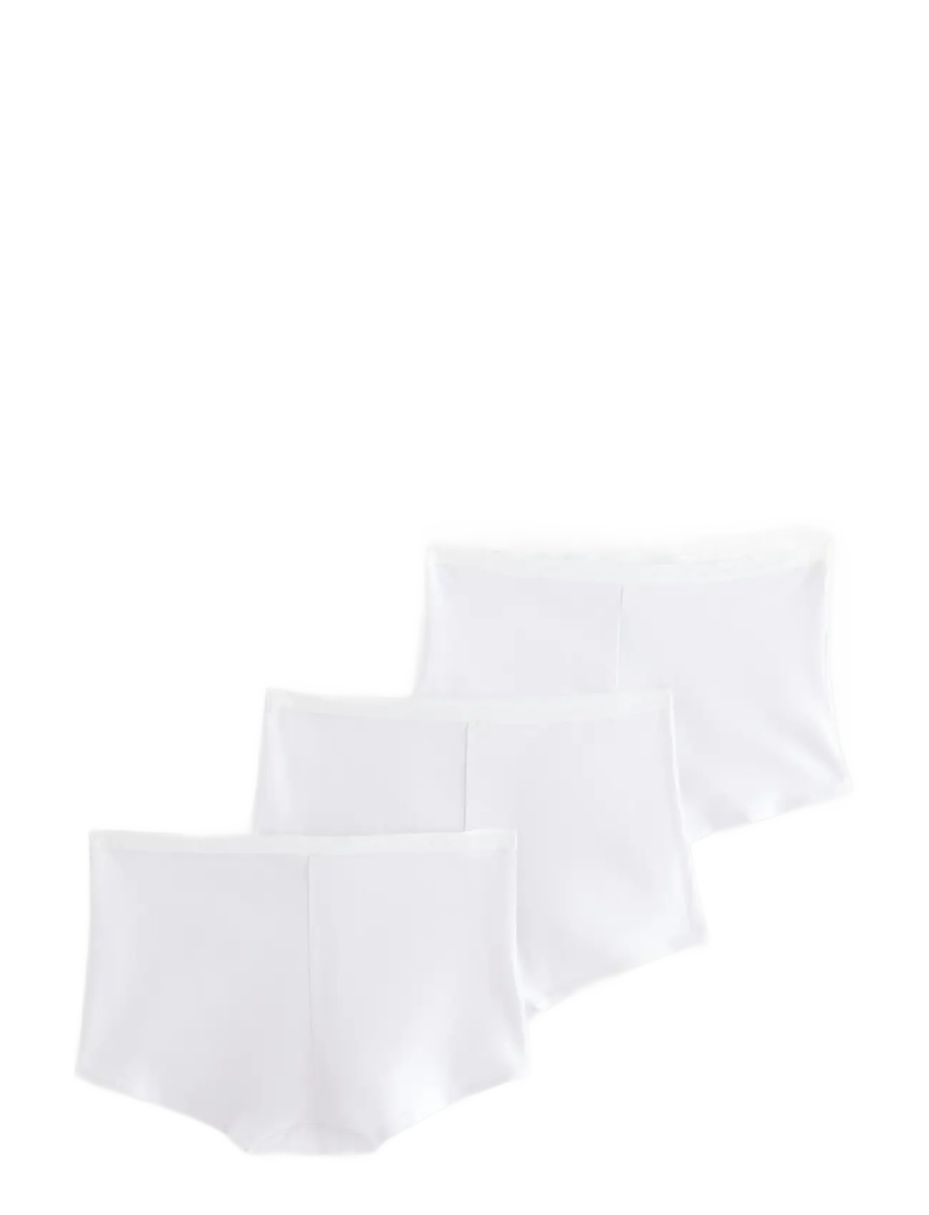 Lindex - 3-pack boxer briefs with high waist - hipster & boxershorts - white - 2
