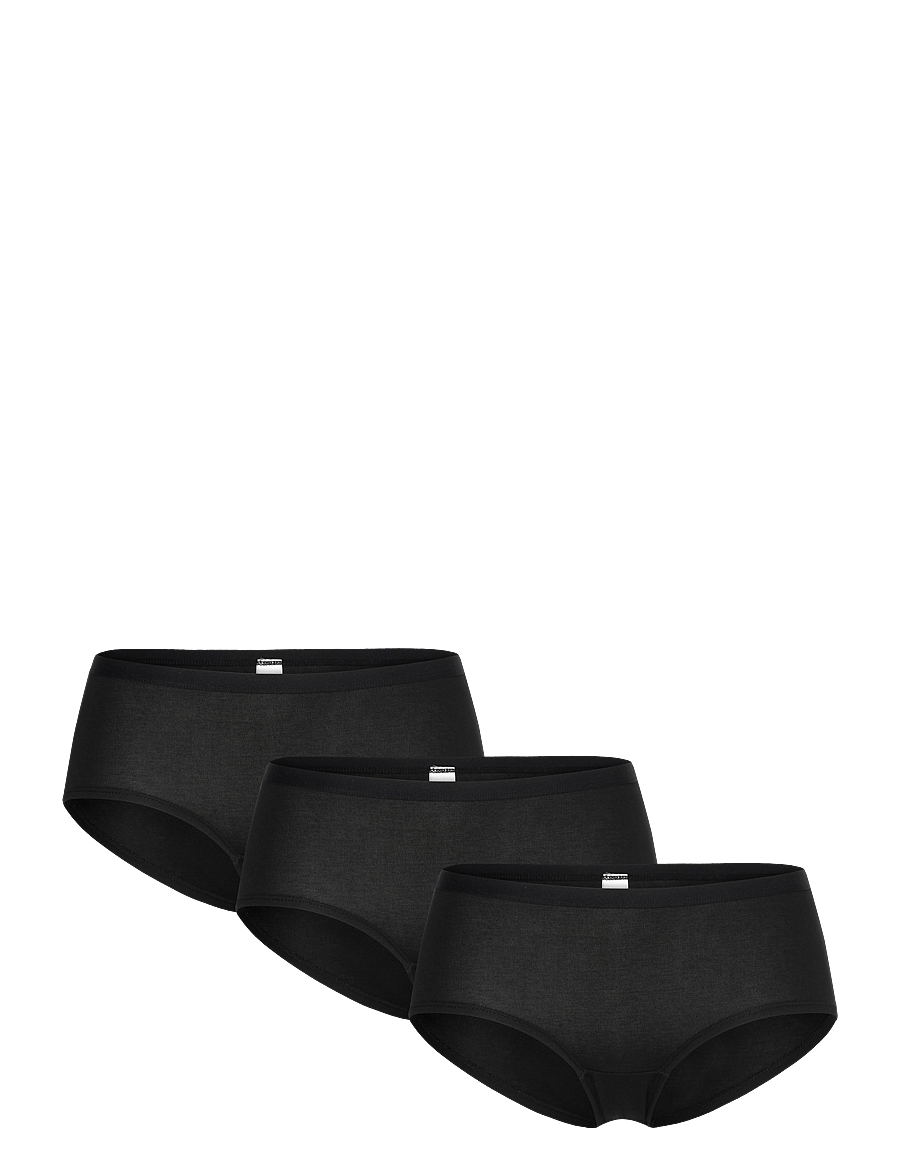 Lindex - Brief 3 pack Carin regular - hipster & hotpants - black - 1