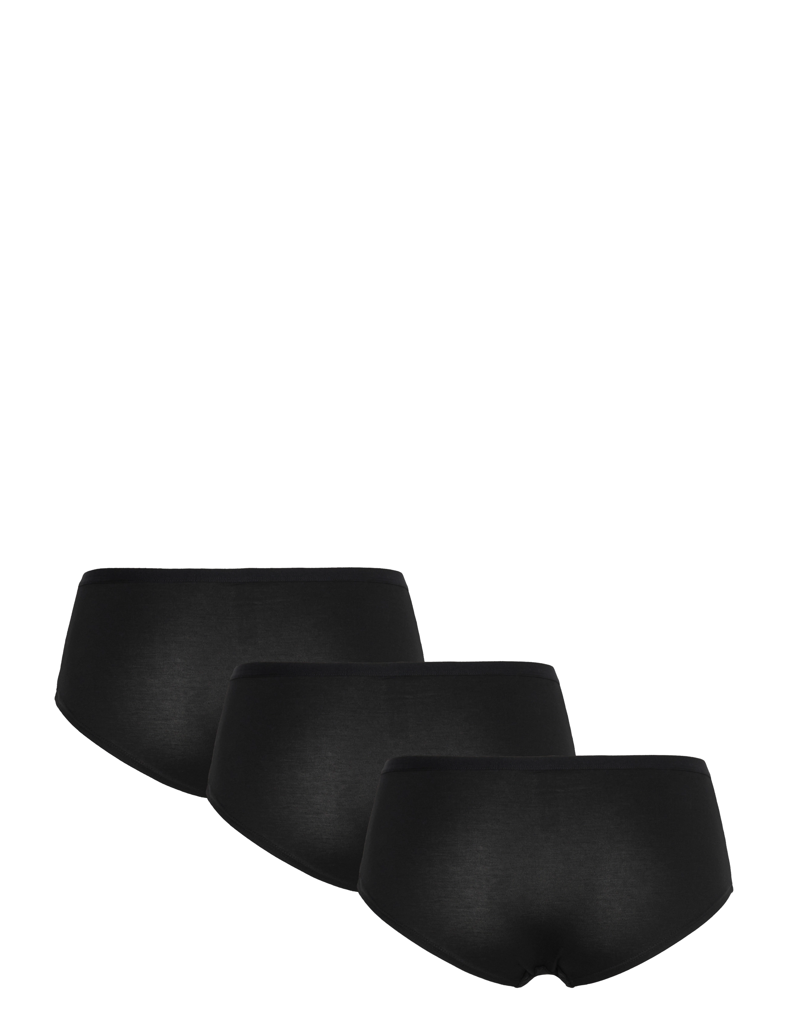 Lindex - Brief 3 pack Carin regular - hipster & hotpants - black - 4