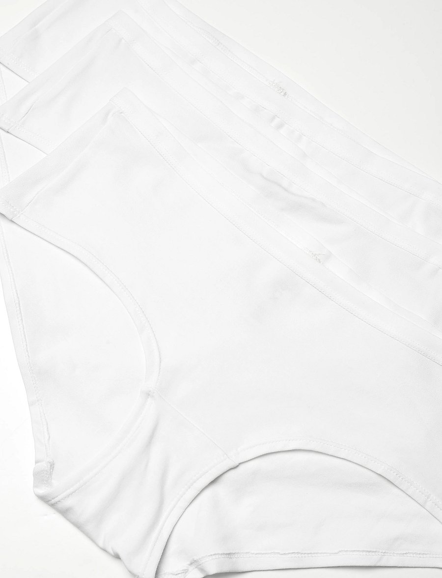 Lindex - Brief 3 pack Carin regular - hipster & hotpants - white - 1