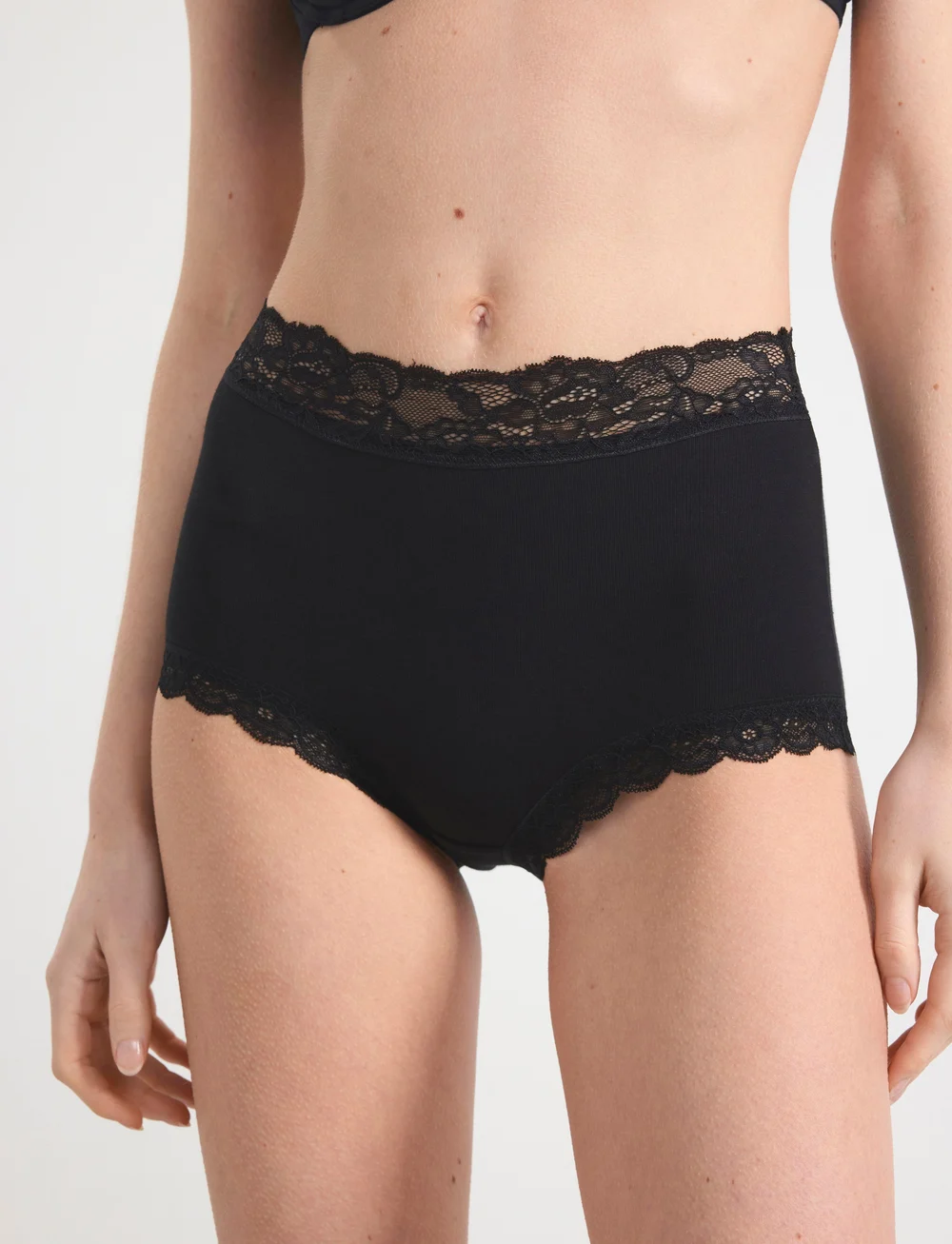 Lindex - Brief high Emelie lace 3 pack - midi & maxi broekjes - three-col mix - 0