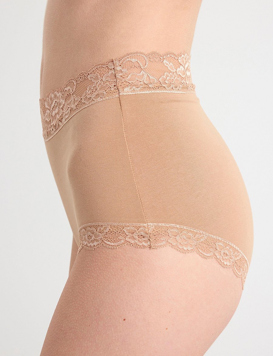 Lindex - 3-pack briefs with high waist - midi & maxi trusser - three-col mix - 2