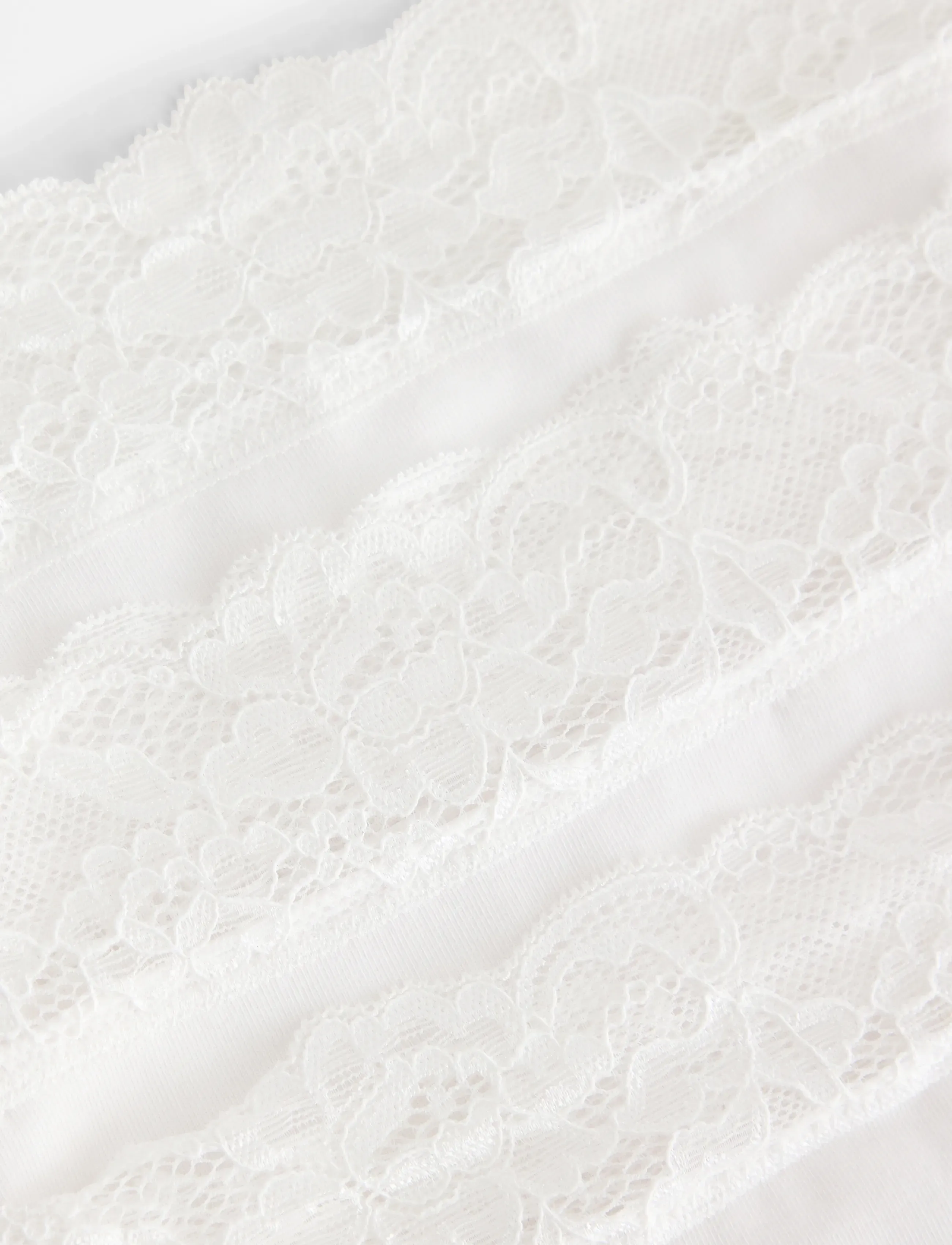 Lindex - 3-pack briefs with high waist - midi & maxi slips - white - 3