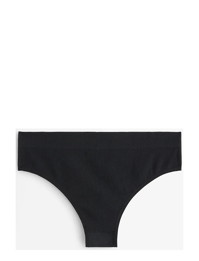 Lindex - Brief Brazilian High Seamless - brazilian trusser - black - 1