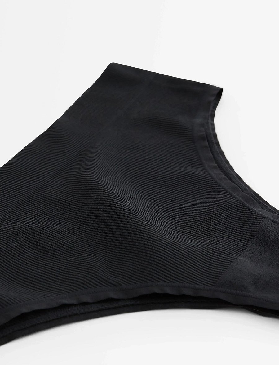 Lindex - Brief Brazilian High Seamless - brasiilia lõinega aluspüksid - black - 5